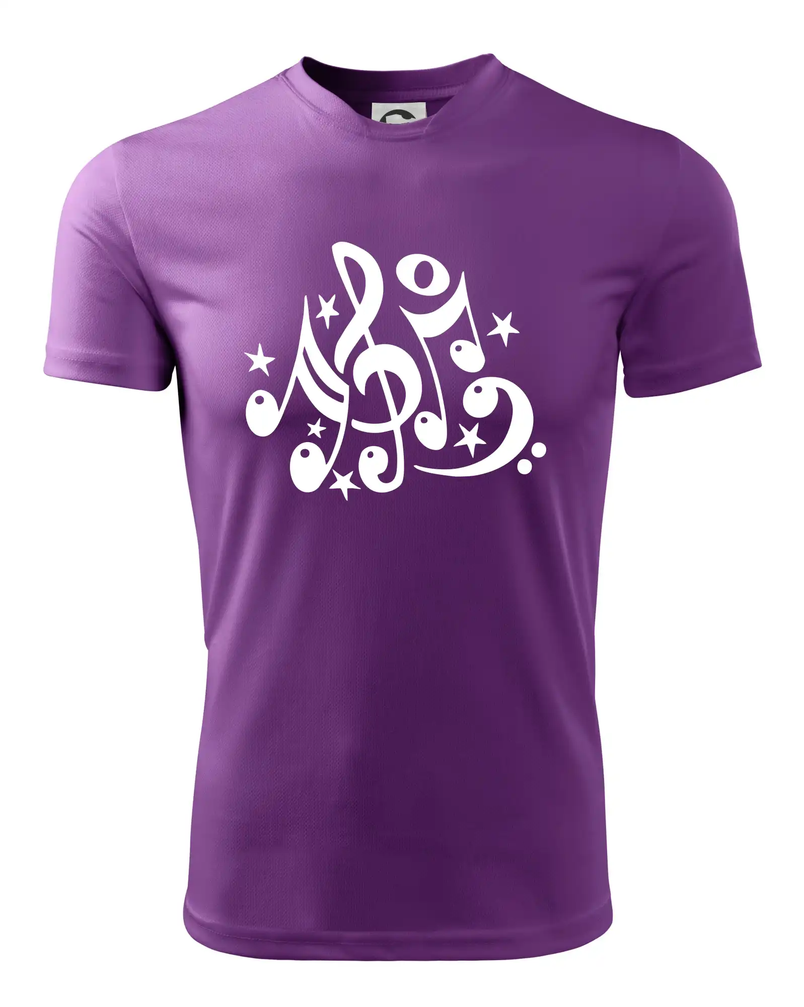 Hudobné tričká - Noty a hviezdy - Detské tričko športové