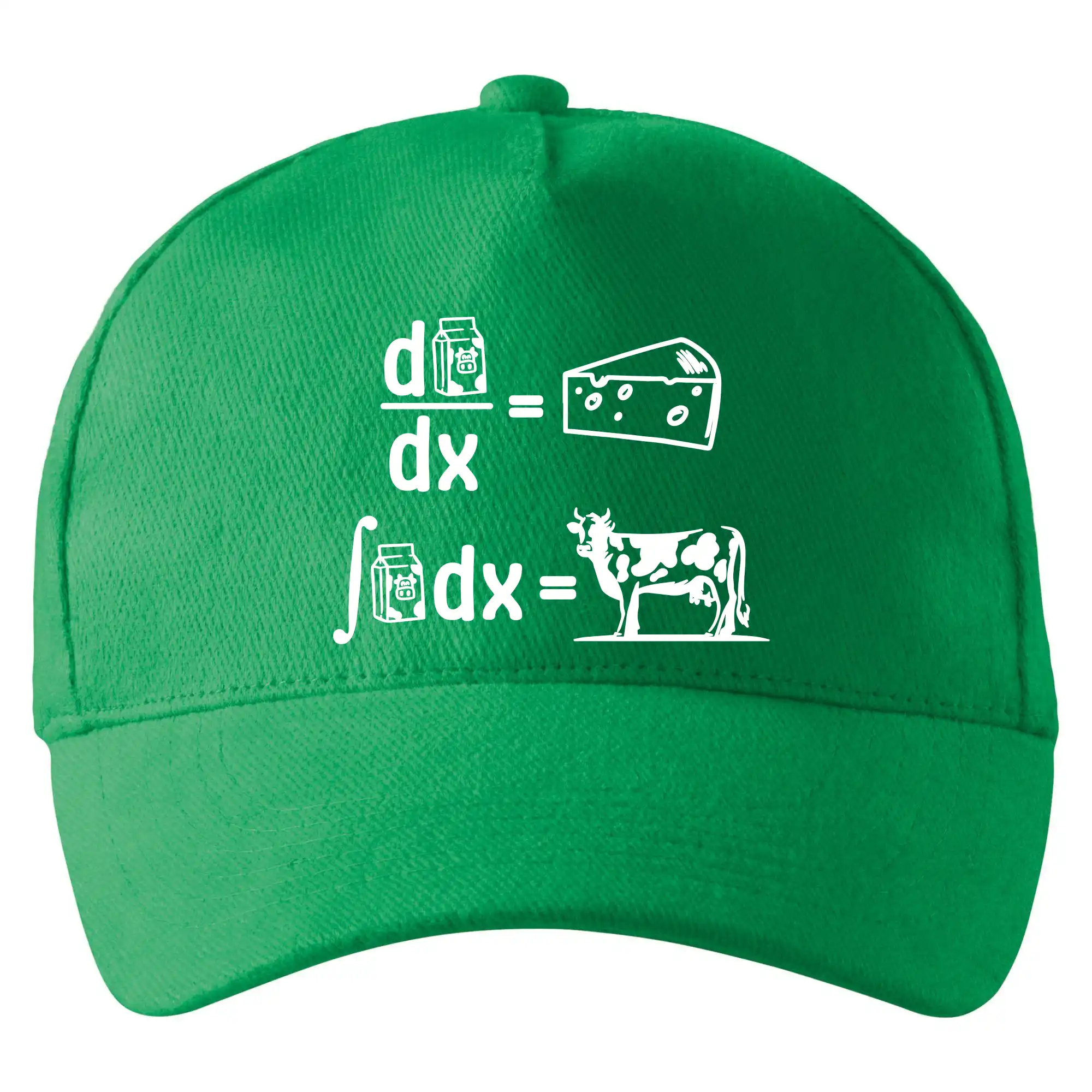 Vtipné tričká pre matematiky - Matematika mlieko - Šiltovka so zahnutým šiltom a mosaznou sponou