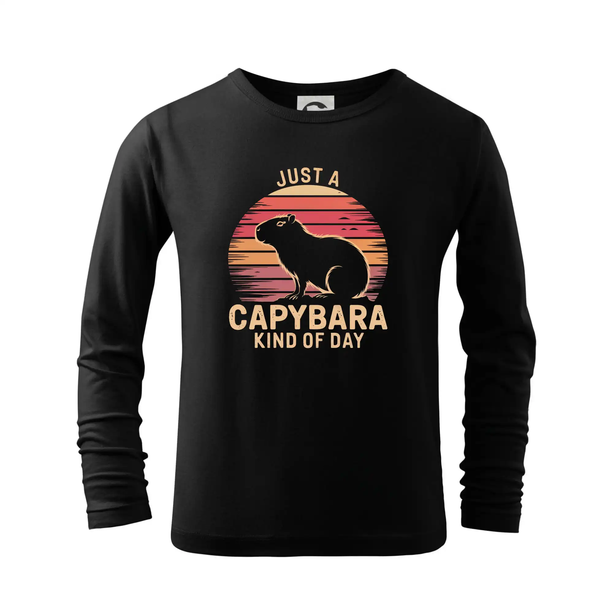 Tričká so zvieratami - Just a Capybara Kind of Day - Tričko detské Long Sleeve