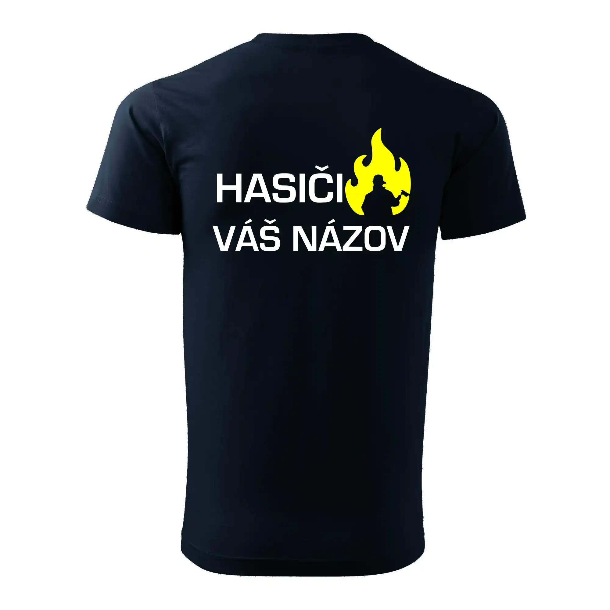 Hasiči - Váš názov - FLUO + Reflexná potlač