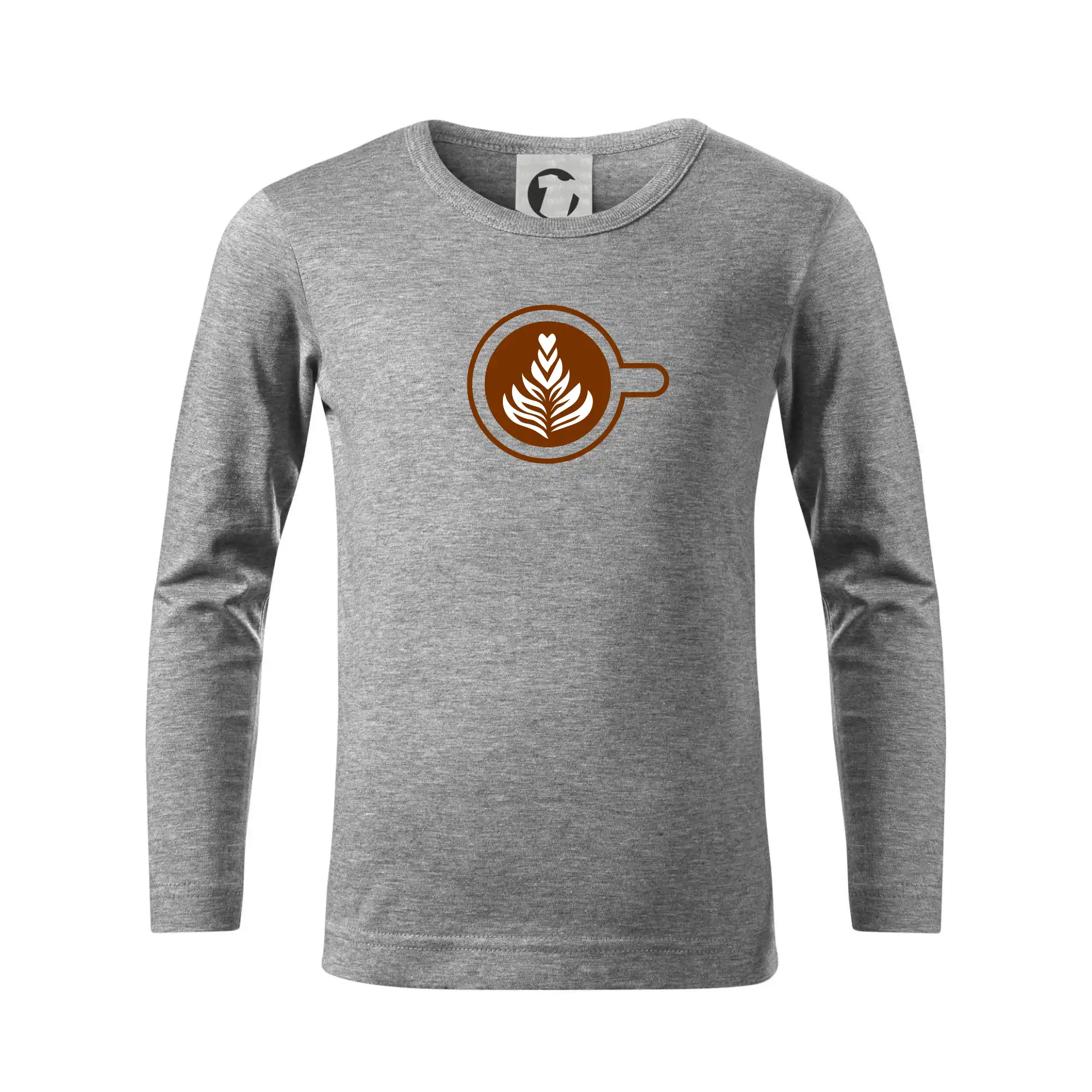 Motívy pre baristu a milovníkov kávy - Coffee art - Tričko detské Long Sleeve