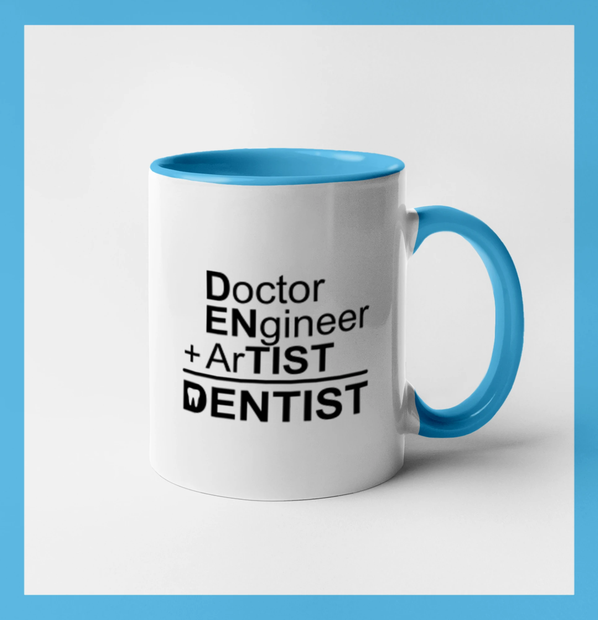 Tričká a mikiny pre zubárov - Čo znamená dentist - Hrnček 