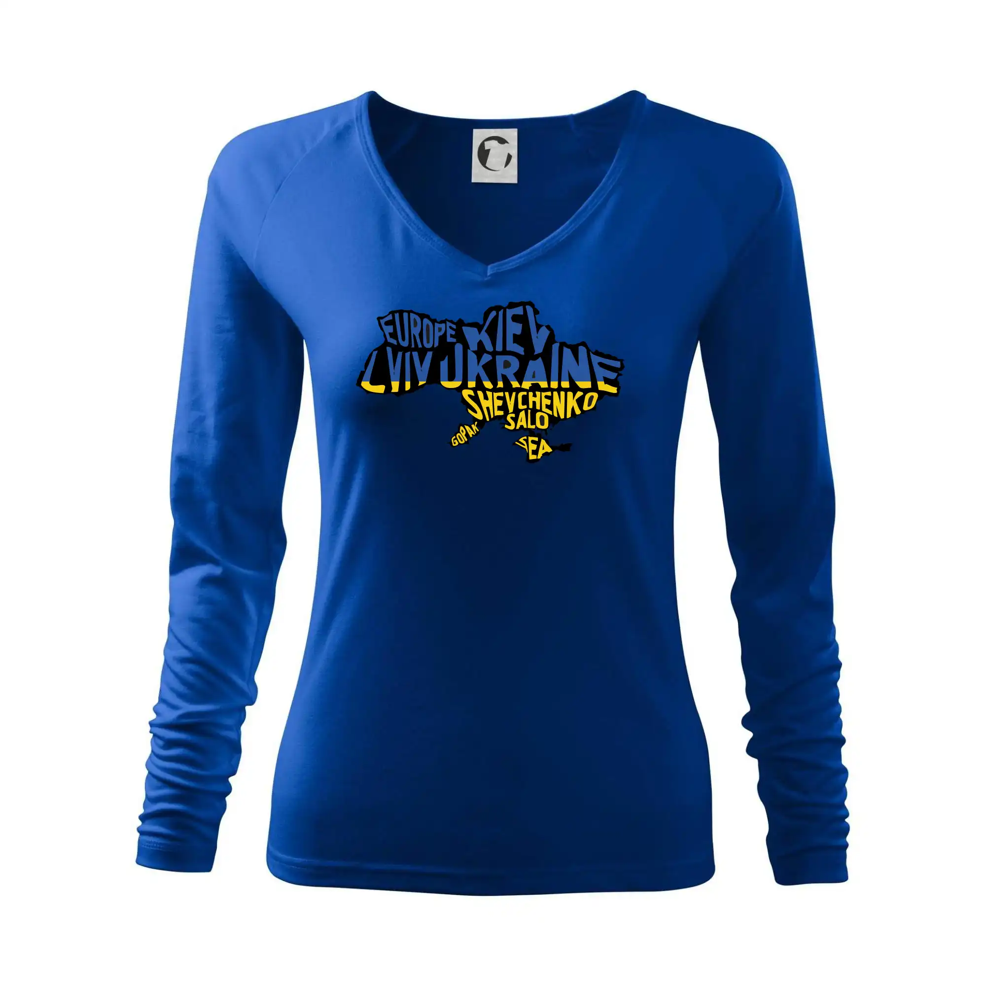 Tričká s vlajkou ukrajiny - Ukrajina - mená miest - Európa - Tričko dámske Elegance