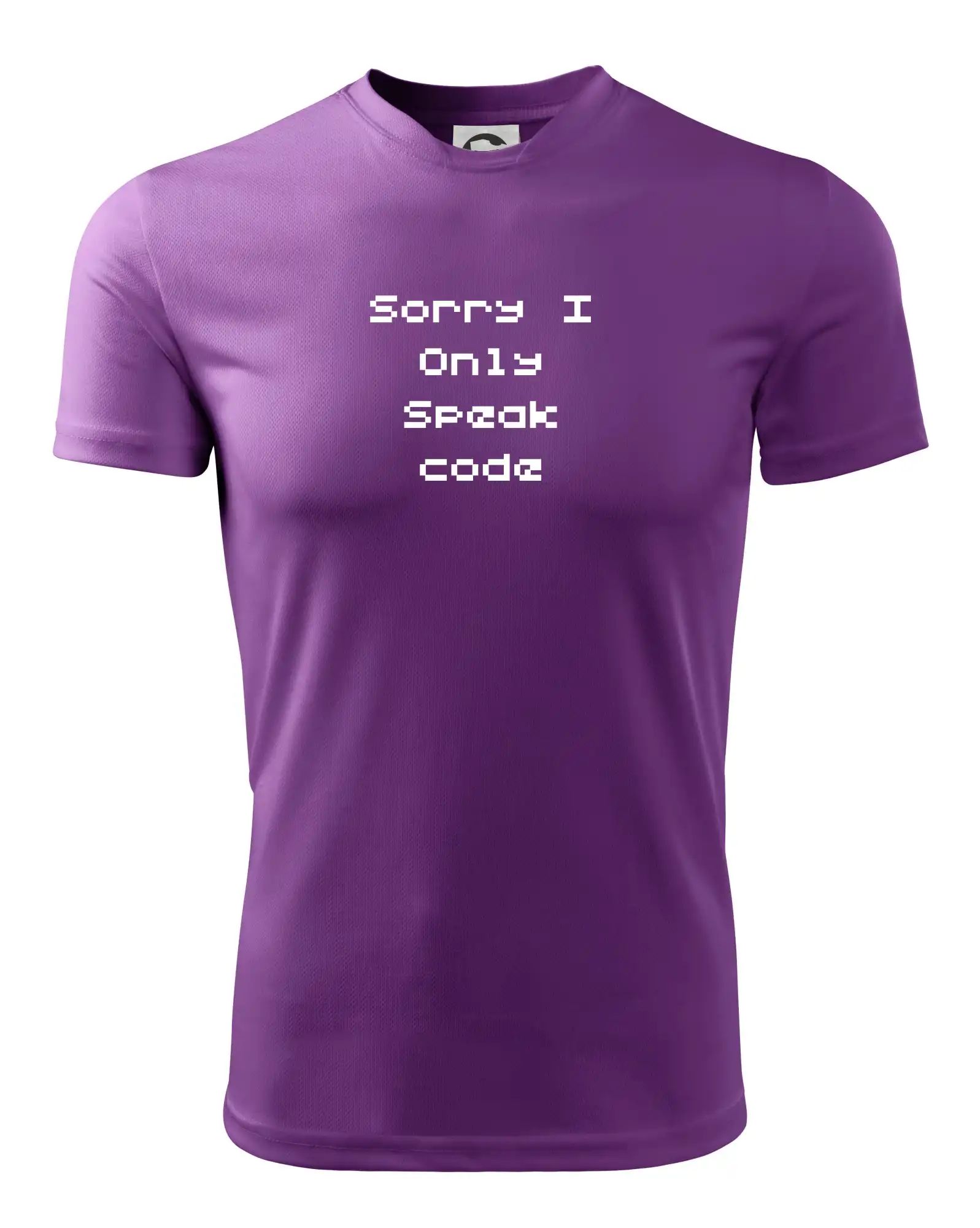 Tričká pre ajťákov - Sorry I Only Speak code - Pánske tričko Fantasy športové