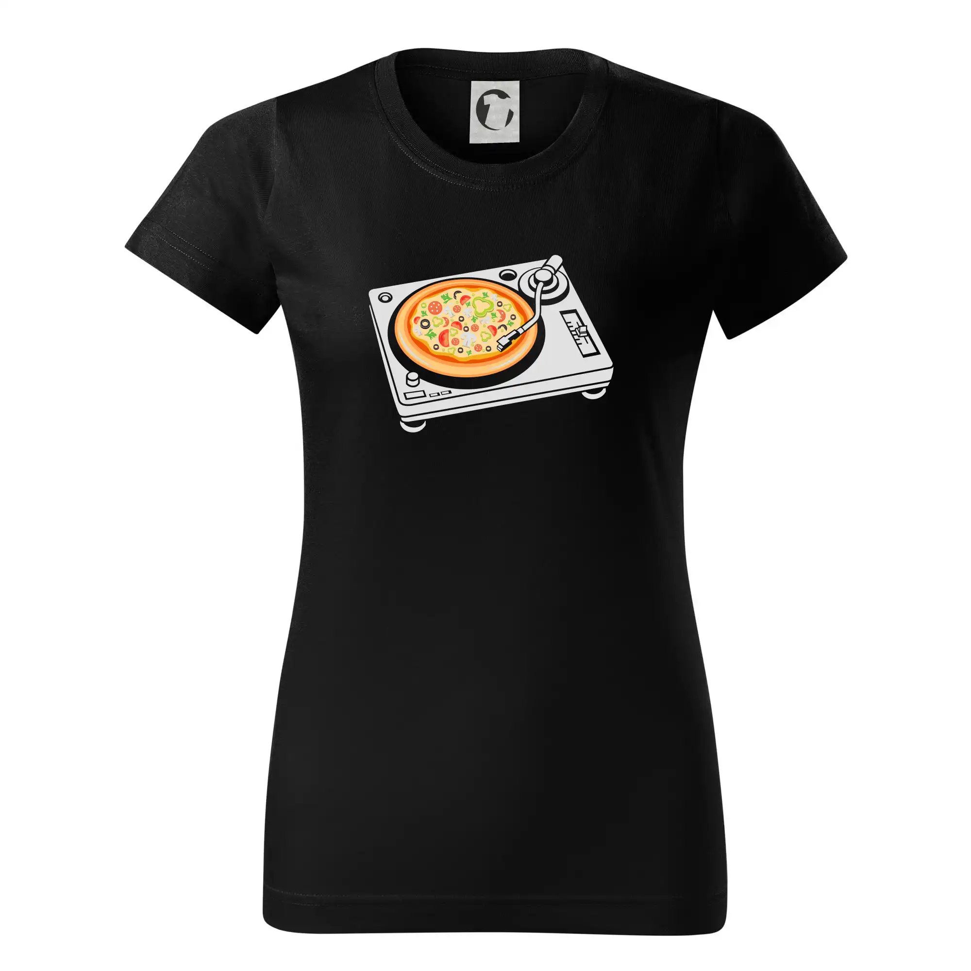 Pizza Scratch - Dámske tričko basic - ľahko voľnejšie a dlhšie