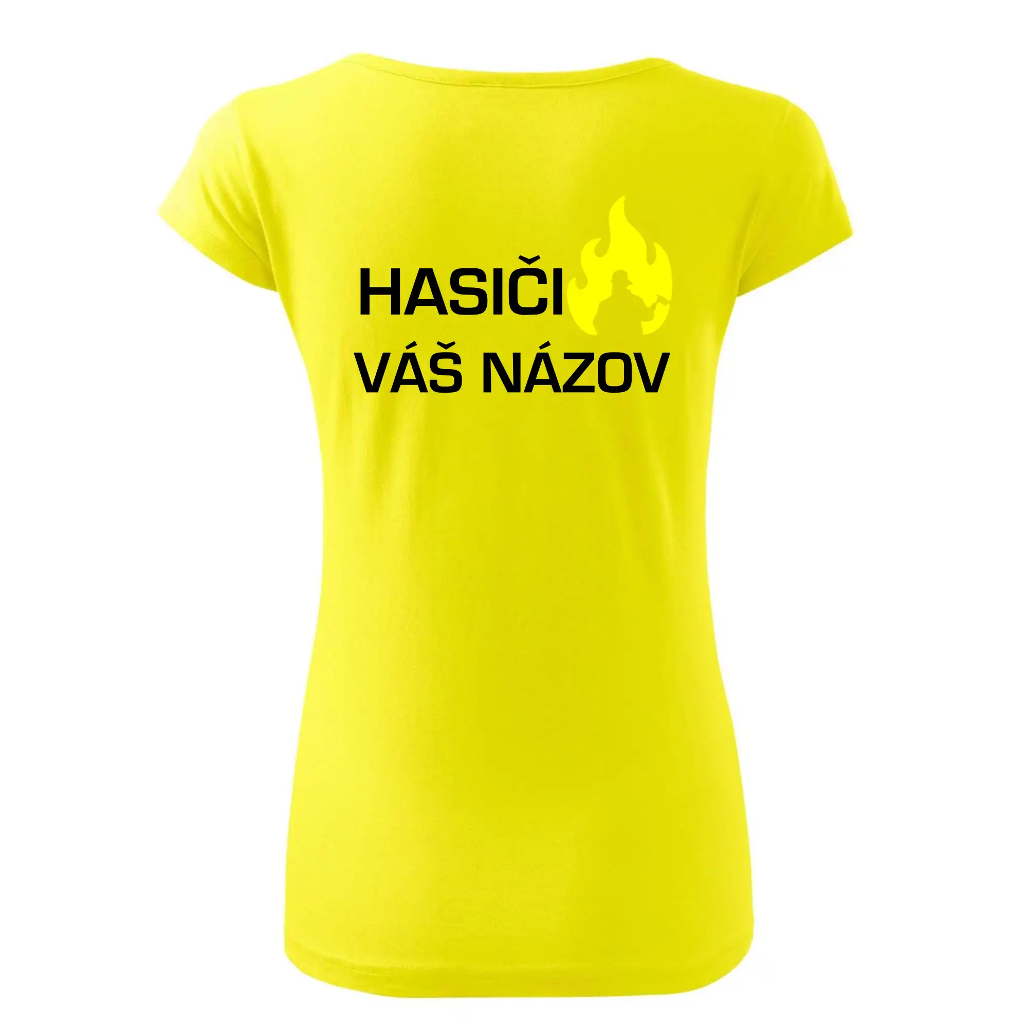 Hasiči - Váš názov - FLUO + Reflexná potlač