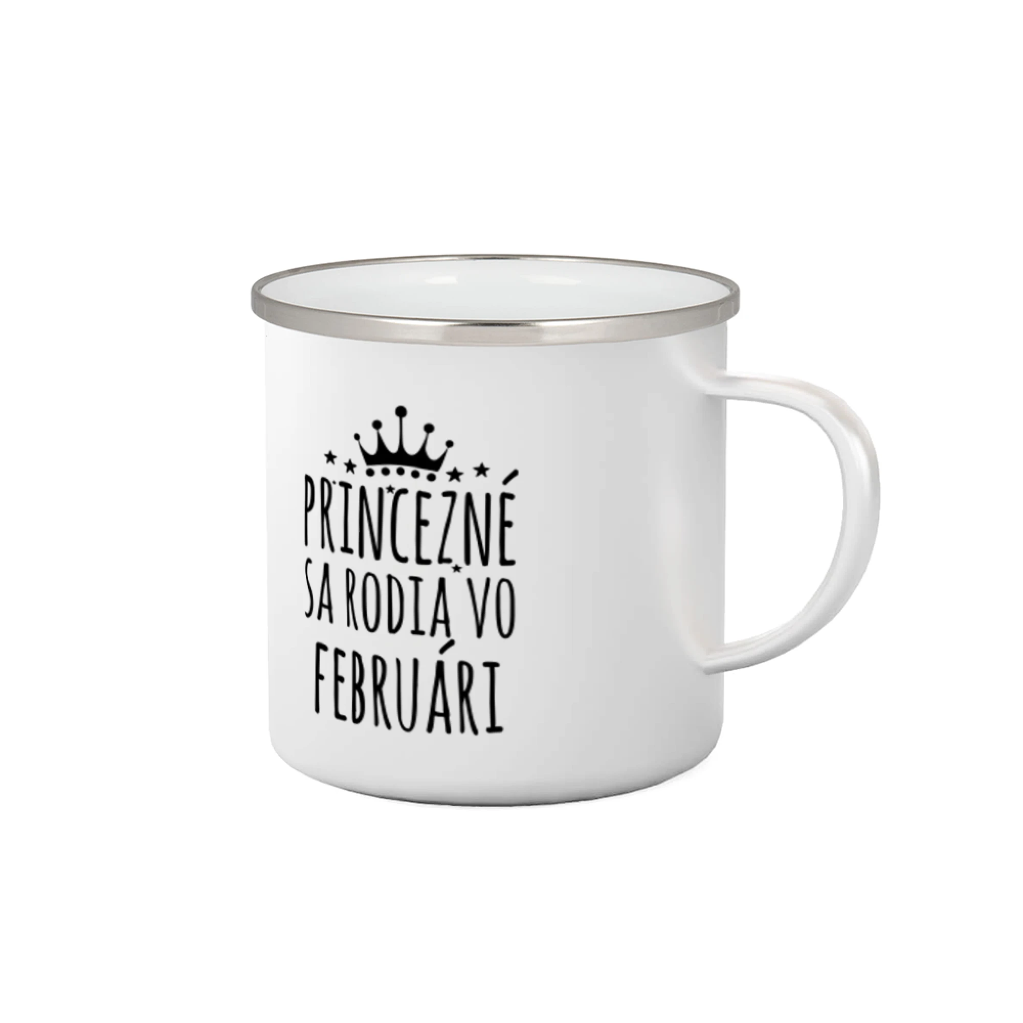 Tričká pre narodené vo februári - Princezné sa rodia vo februári - Plecháčik