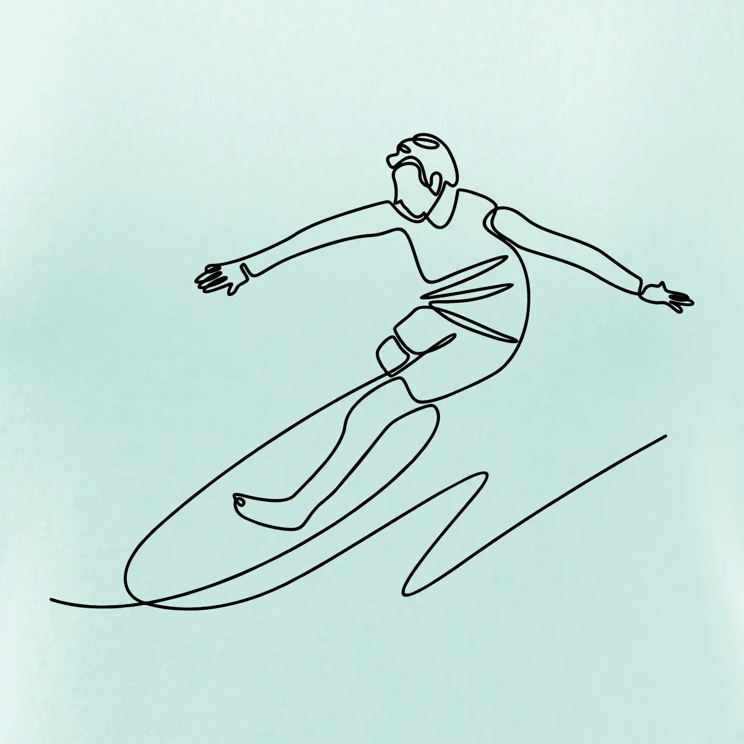 Surfování jedním tahem