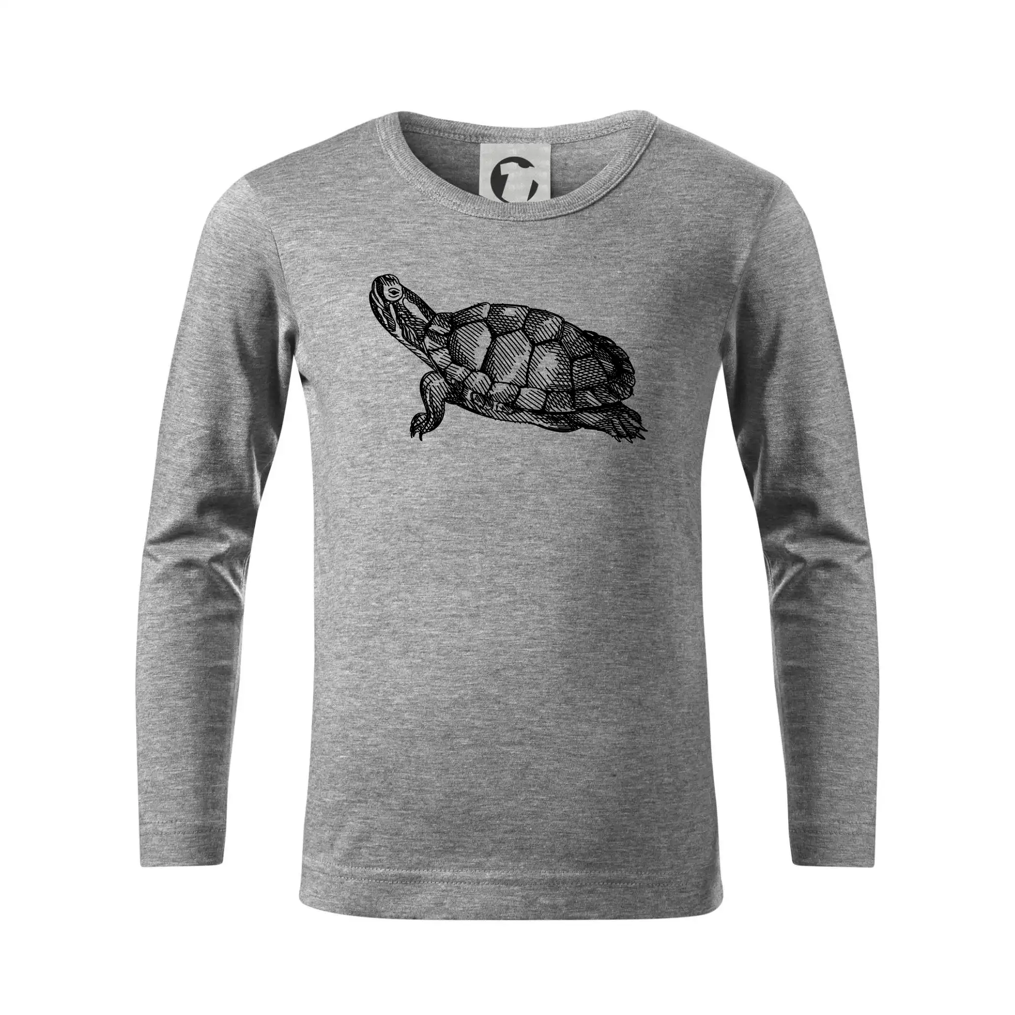 Tužkou kreslená želva