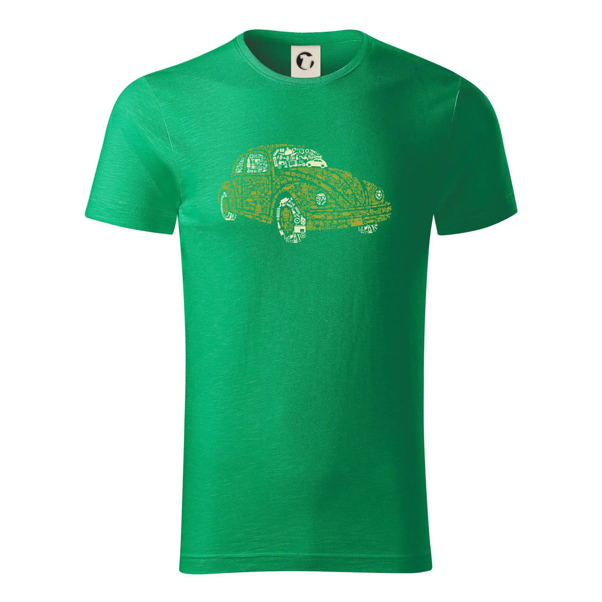 Auto tričká - Beetle car parts - Tričko z organickej bavlny