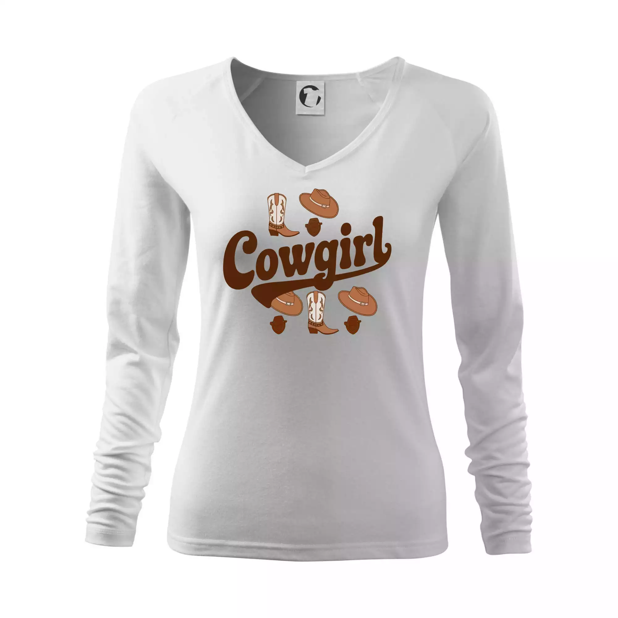 Cowgirl nápis a oblečení