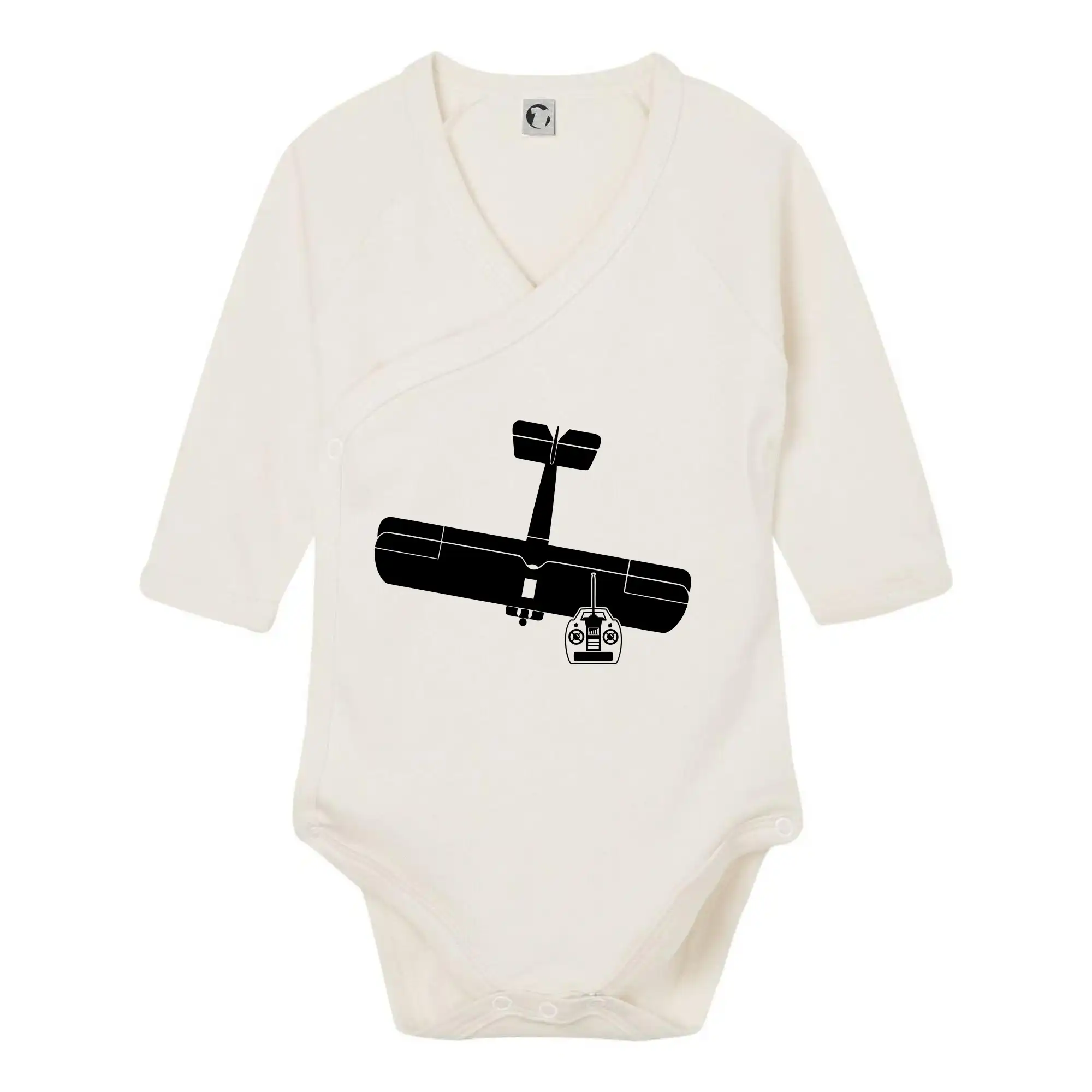 Tričká pre modelára - RC lietadlo - Body zavinovacie s dlhým rukávom