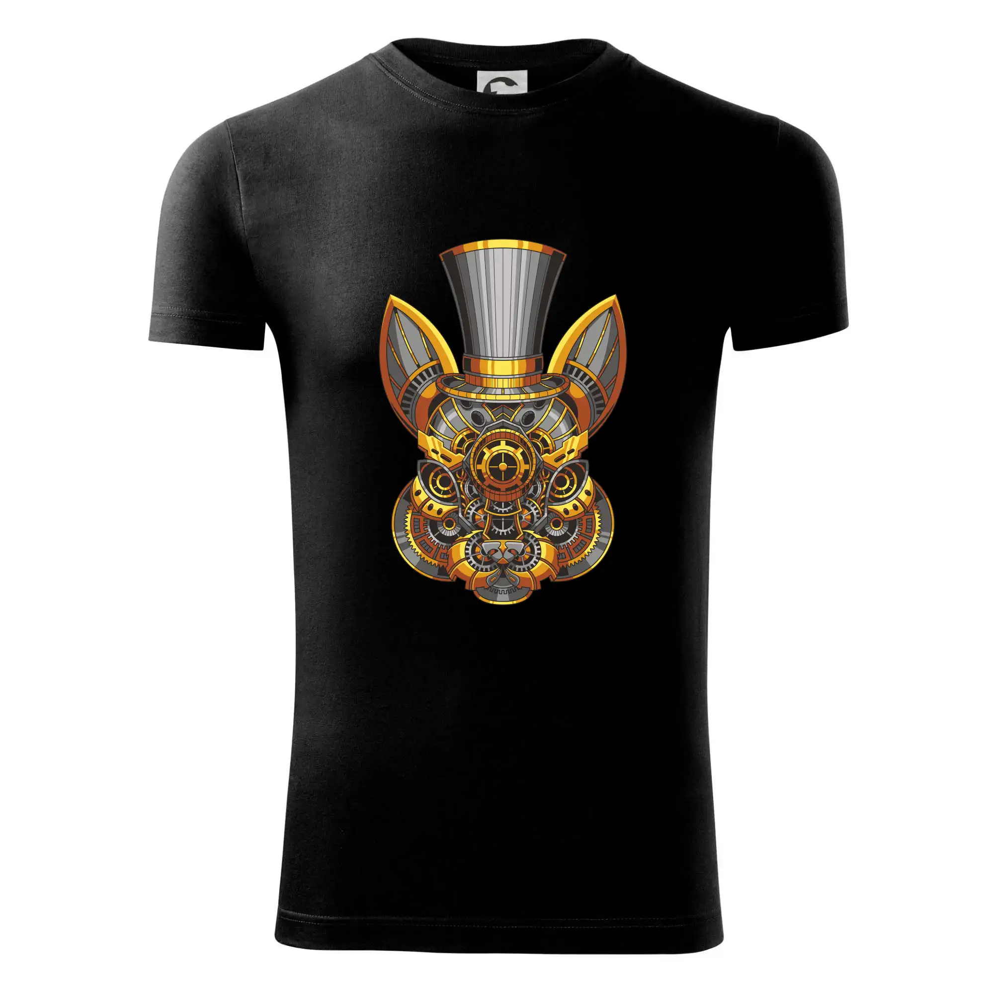 Tričká s potlačou steampunk - Steampunk králik - Viper FIT - Pánske zúžené tričko