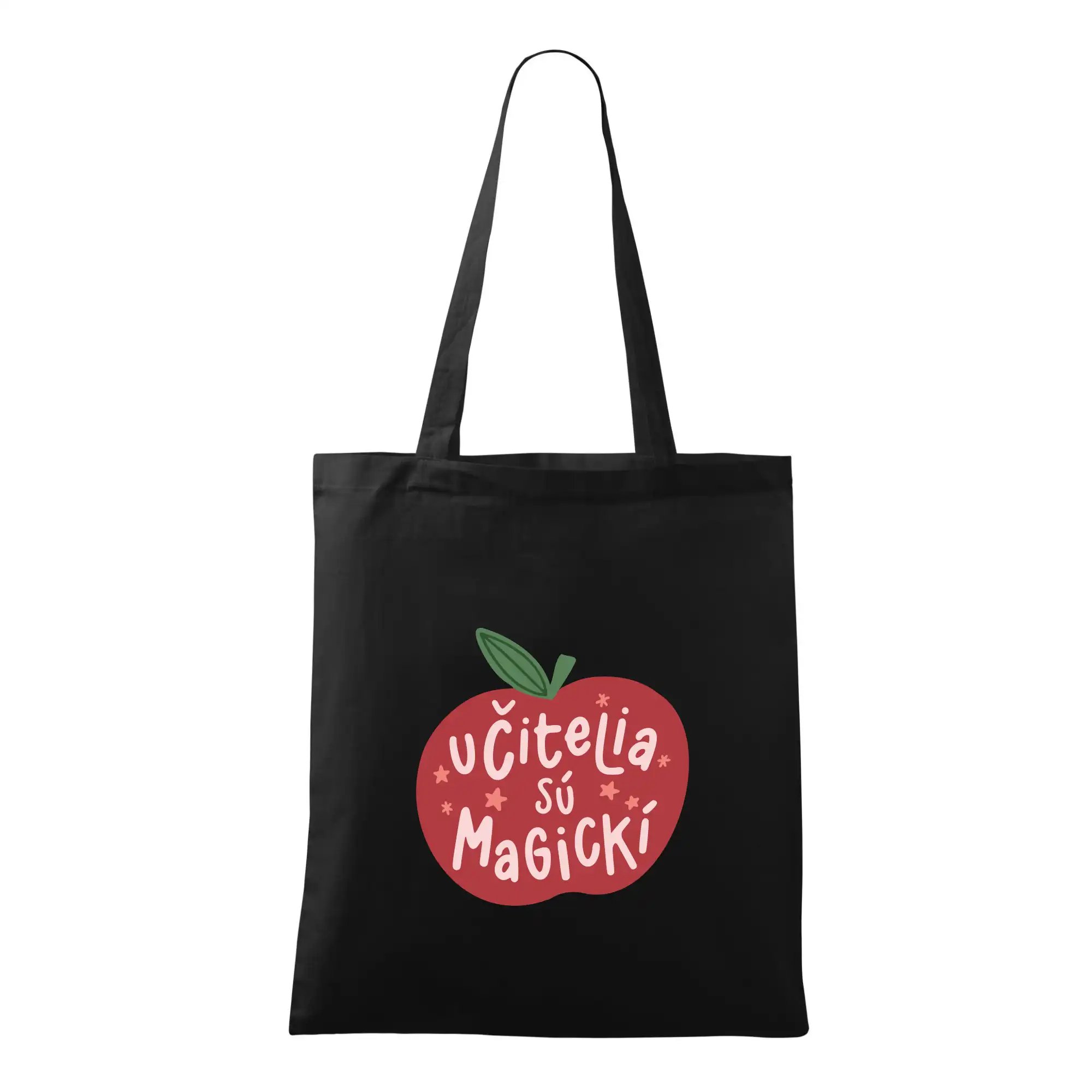 Tričká a mikiny pre prváčikov na prvý školský deň – veselé a pohodlné - Učitelia sú magickí - Taška bavlnená