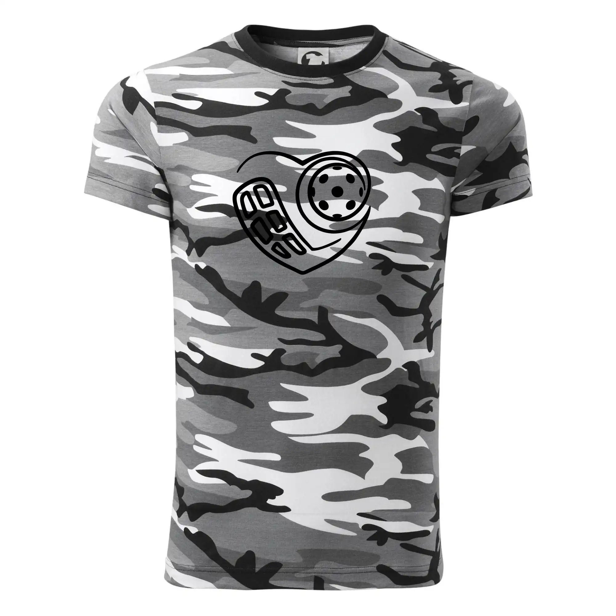Florbalové tričká - Florbal love - Army CAMOUFLAGE