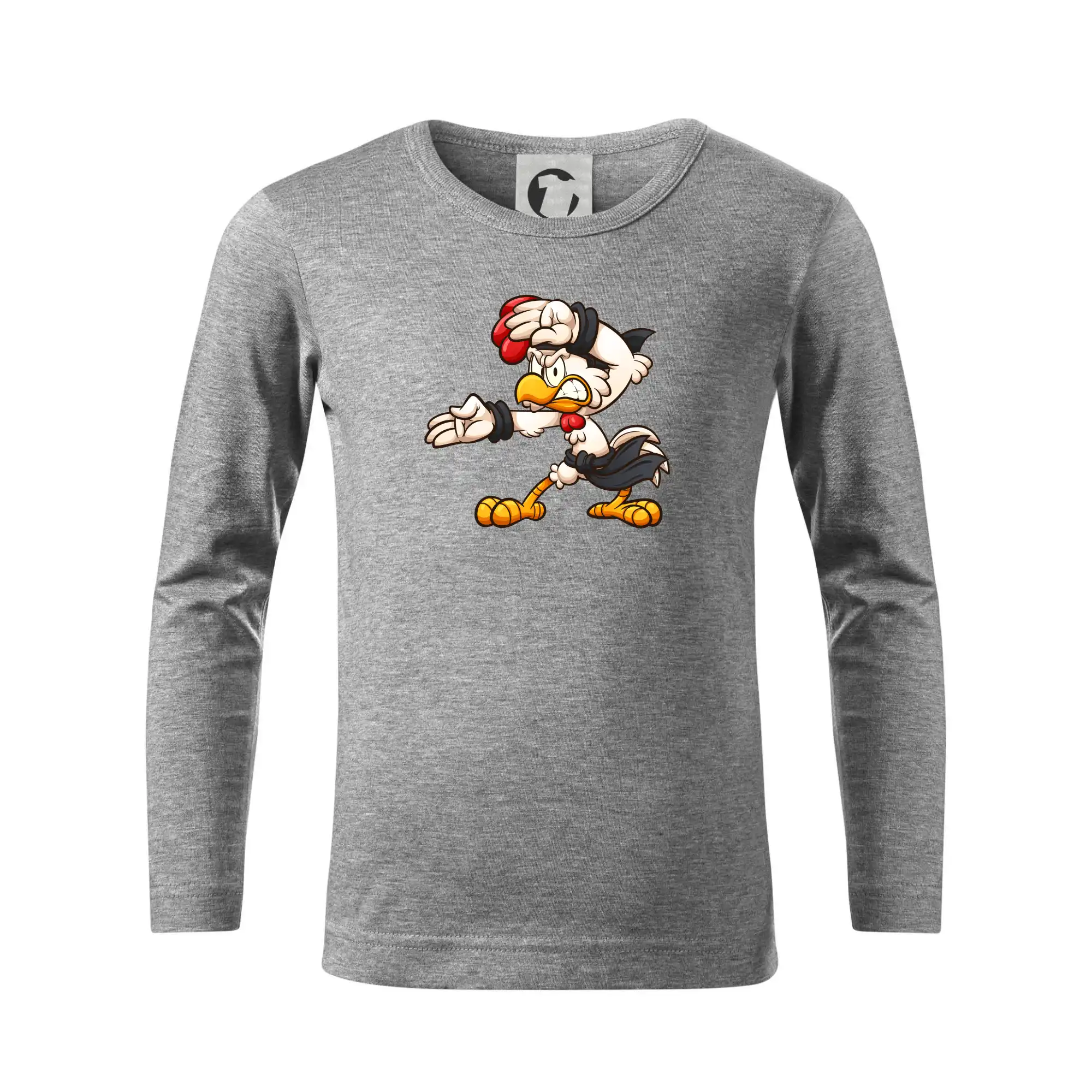 Tričká so zvieratami - Kohút karatista - Tričko detské Long Sleeve