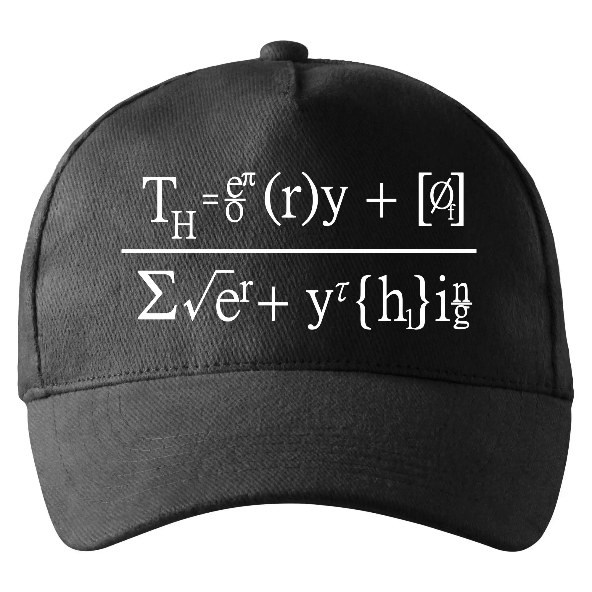 Vtipné tričká pre matematiky - Teória všetkého (Theory of Everything) - Šiltovka so zahnutým šiltom a mosaznou sponou