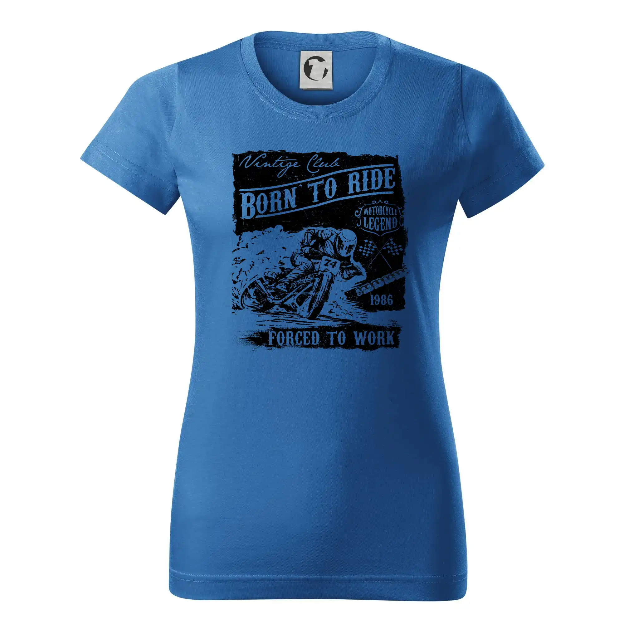 Motocross tričká - Motorcycle Legend - Dámske tričko basic - ľahko voľnejšie a dlhšie