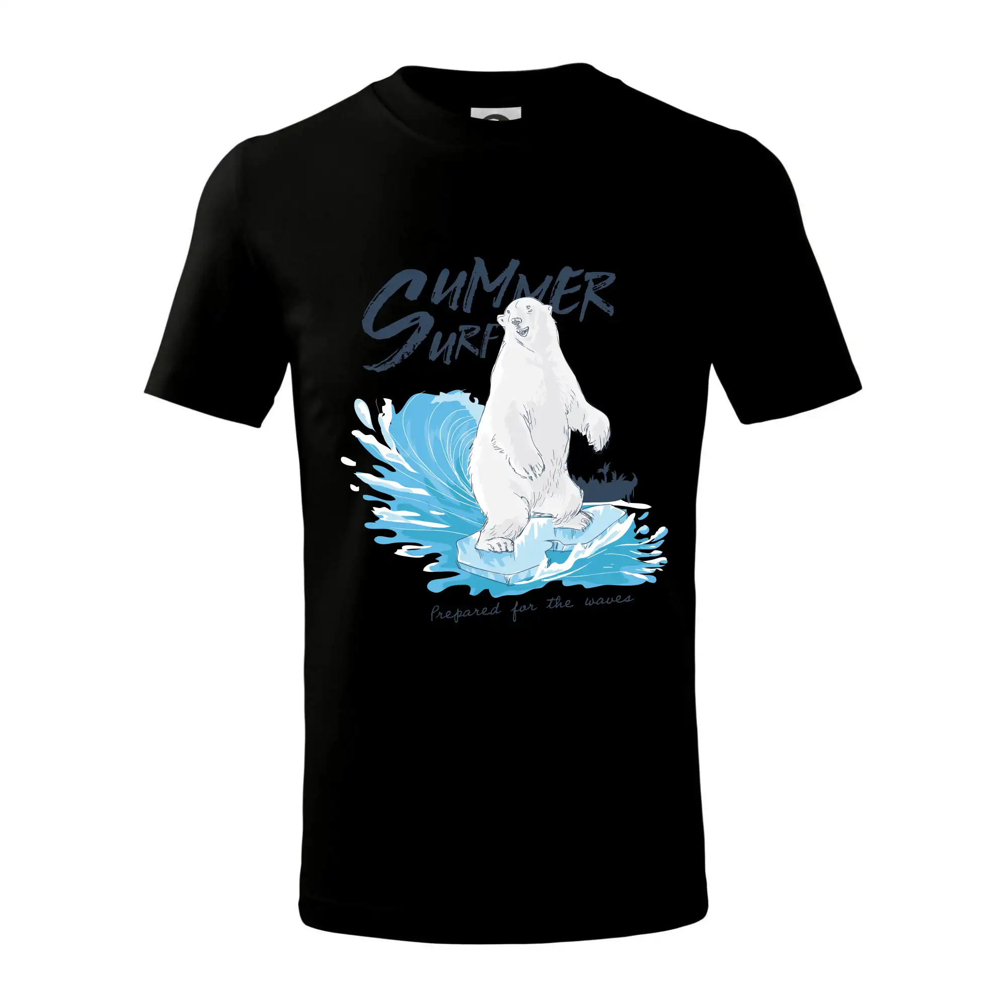 Surferske tričká - Medveď surfer - Tričko detské bavlnené