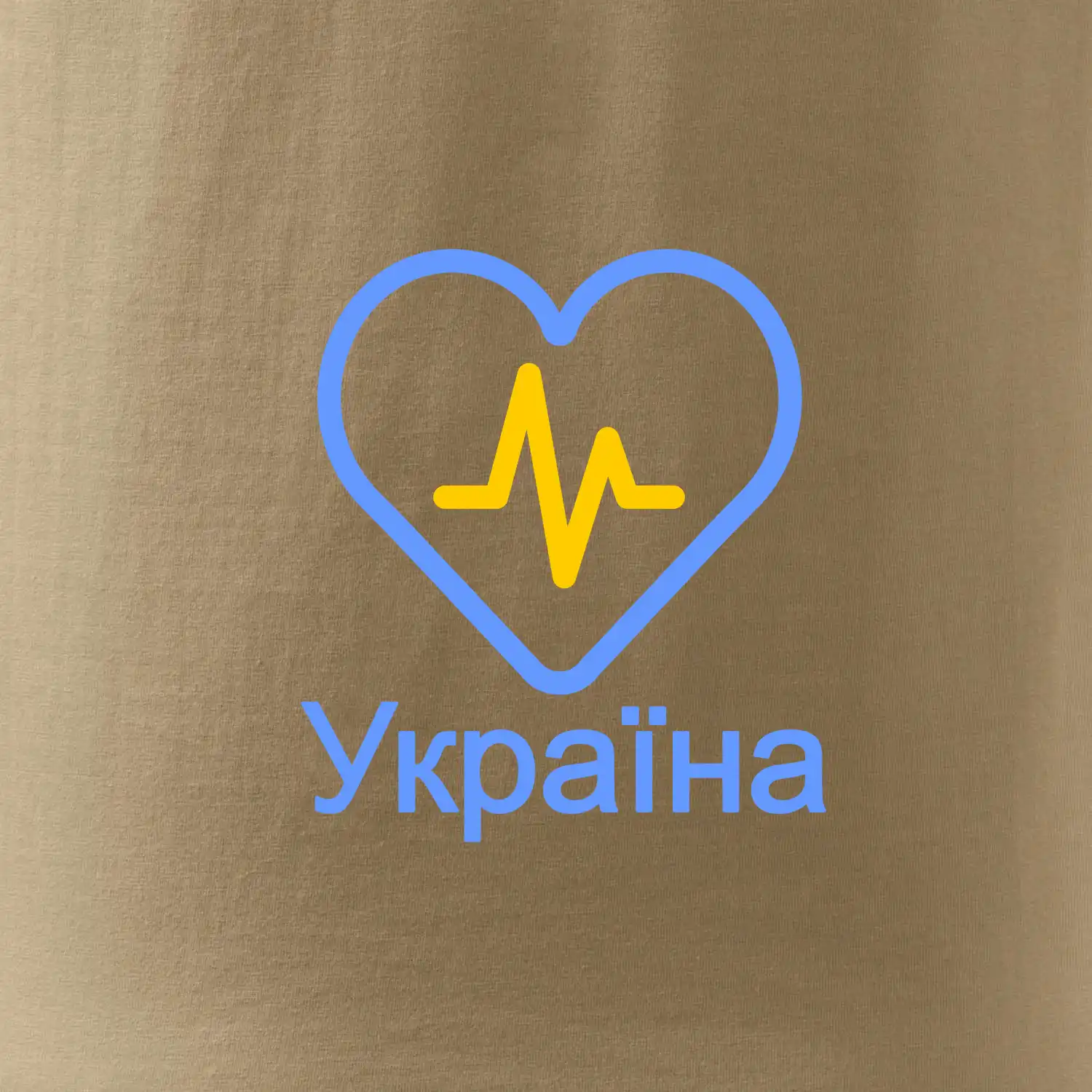 Moje srdce bije pro Ukrajinu - velké