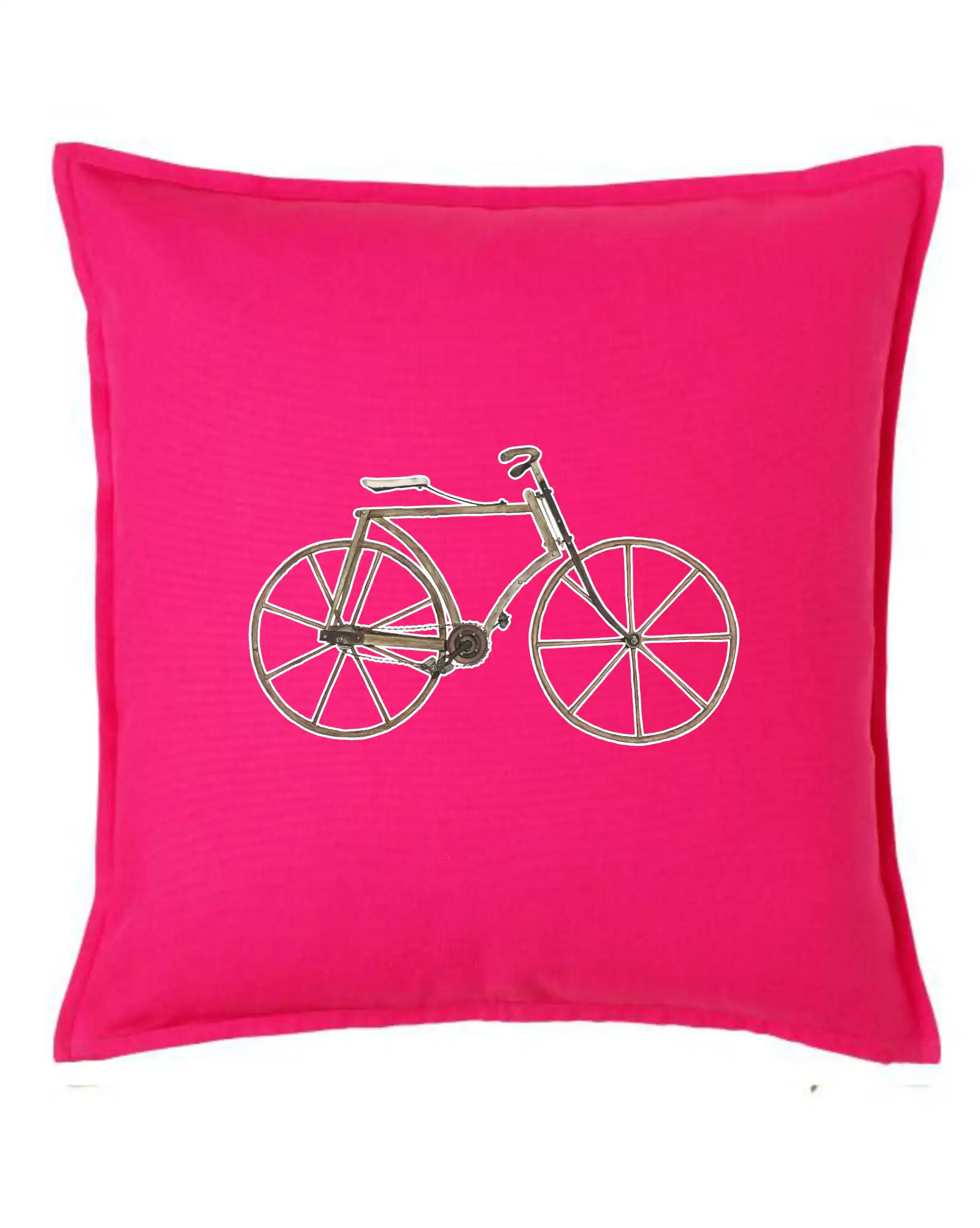 Tričko ako darček pre cyklistu - Drevené koleso - Vankúš 50x50