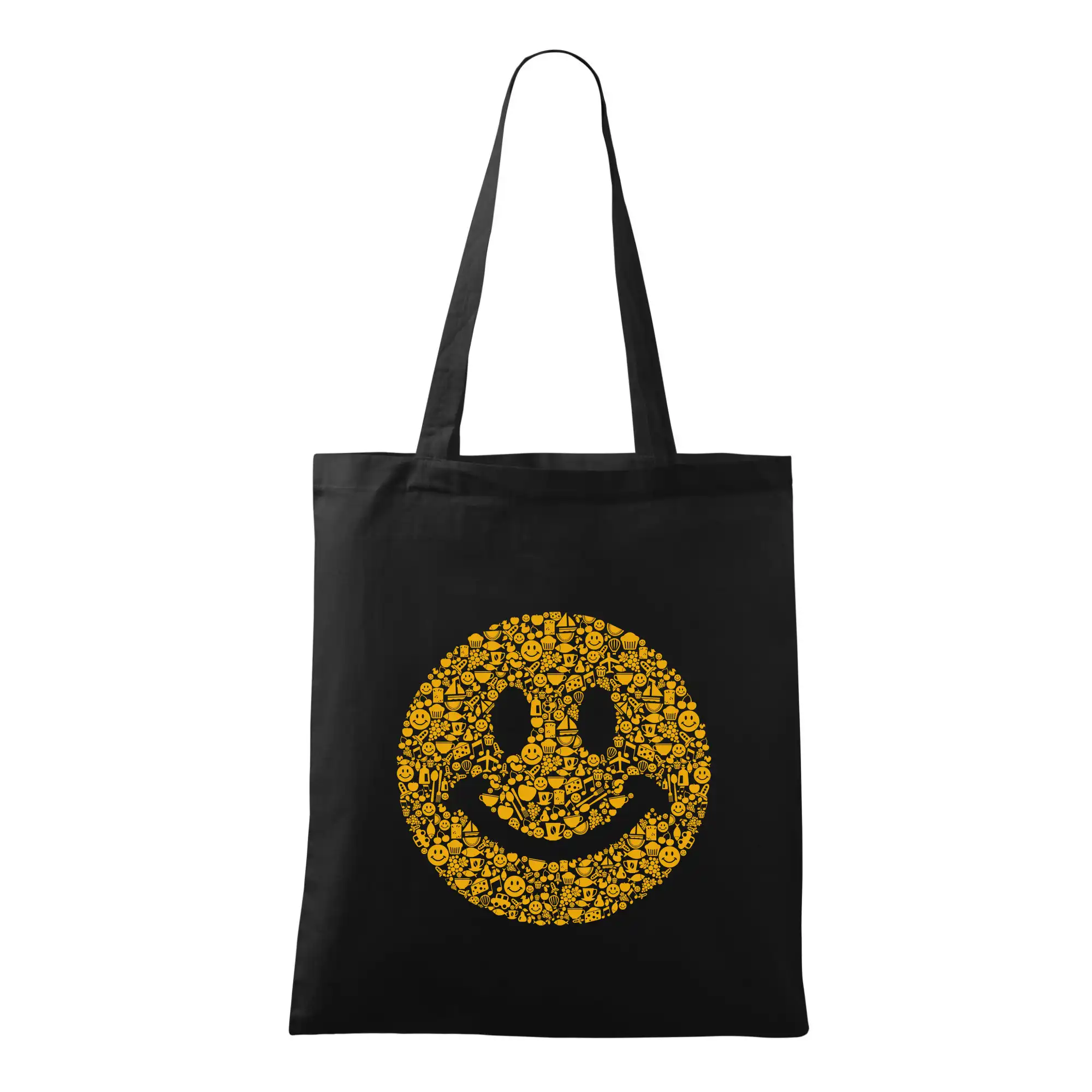 Grafické tričká - Smiley with smile - Taška bavlnená