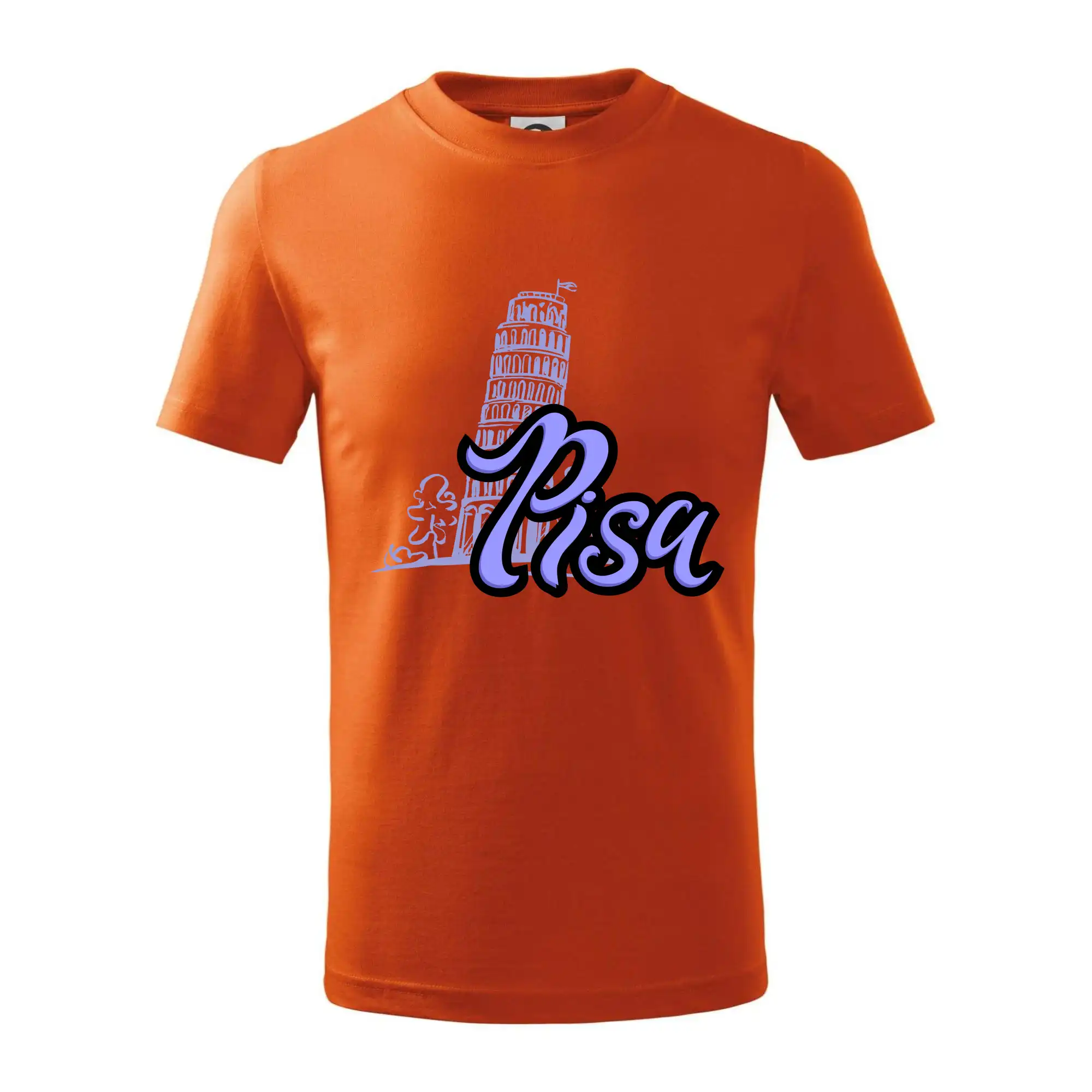 Tričká Taliansko - Pisa Lettering - Tričko detské bavlnené