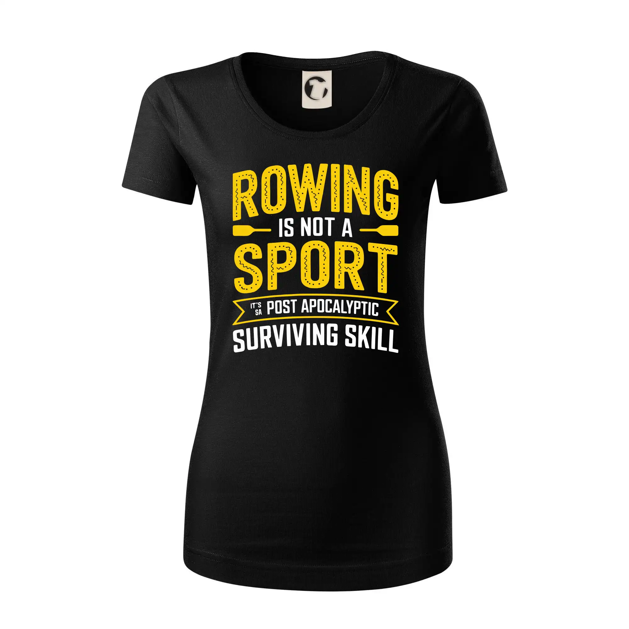 Vodácke tričká - Rowing is not a sport it's a post apocalyptic surviving skill - Dámske tričko z organickej bavlny Origin (GOTS)
