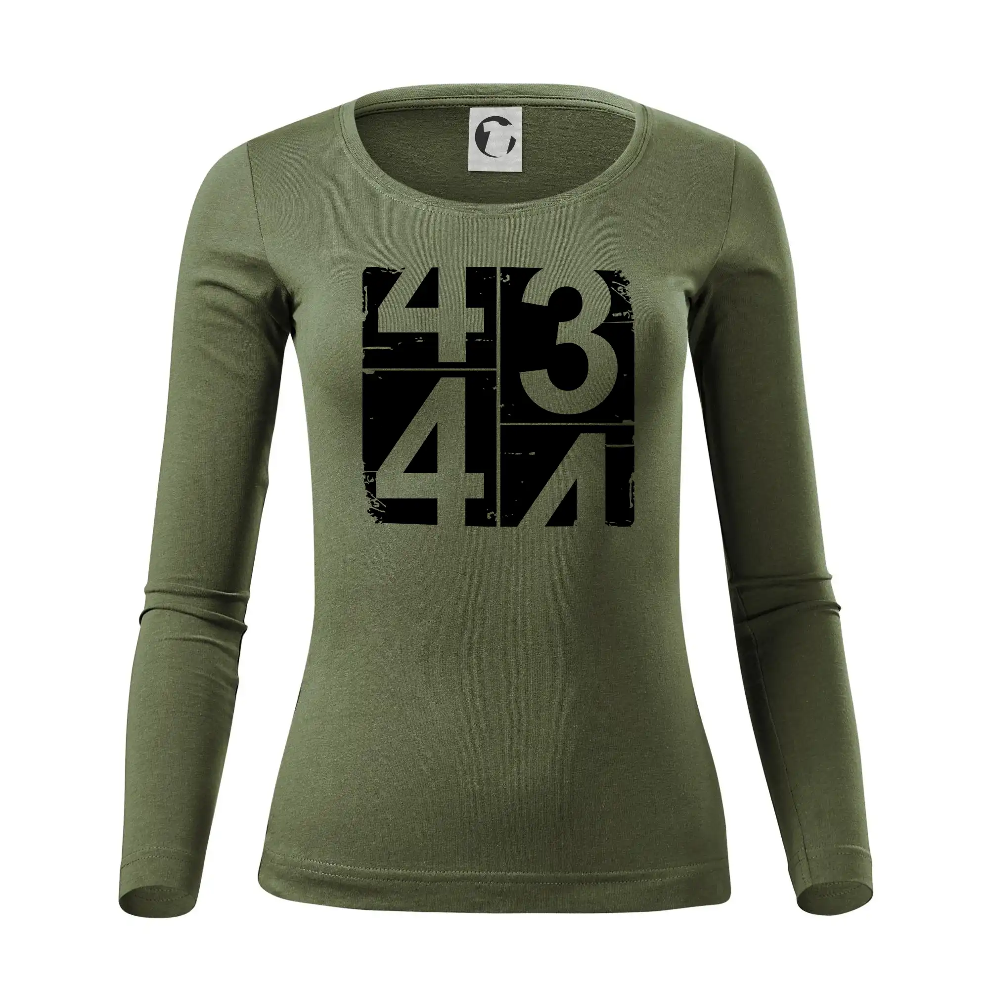 Tričká k narodeninám - Tachometer 44 - Dámske tričko FIT-T LS - zužené