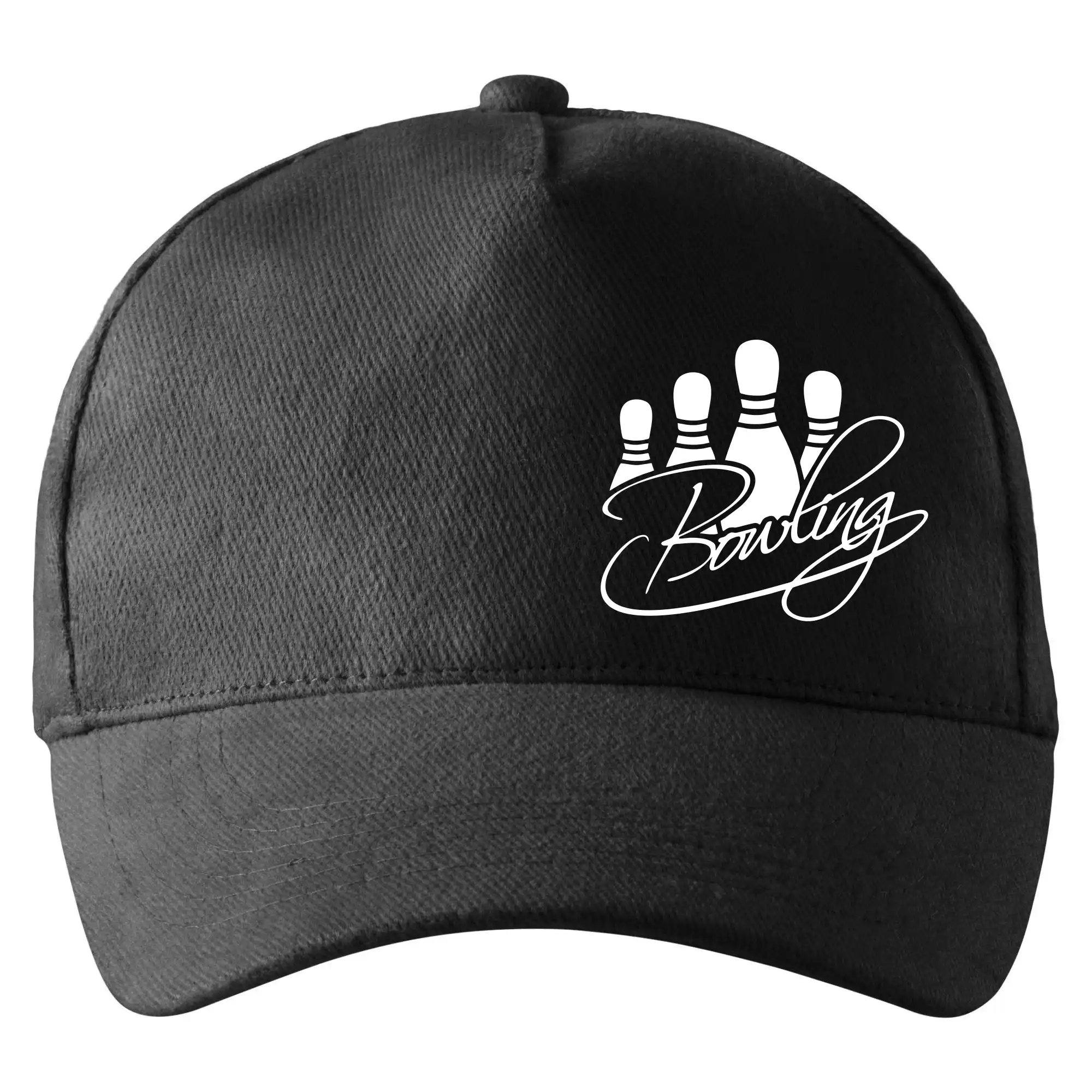 Tričká Bowling - Bowling kolky - Šiltovka so zahnutým šiltom a mosaznou sponou