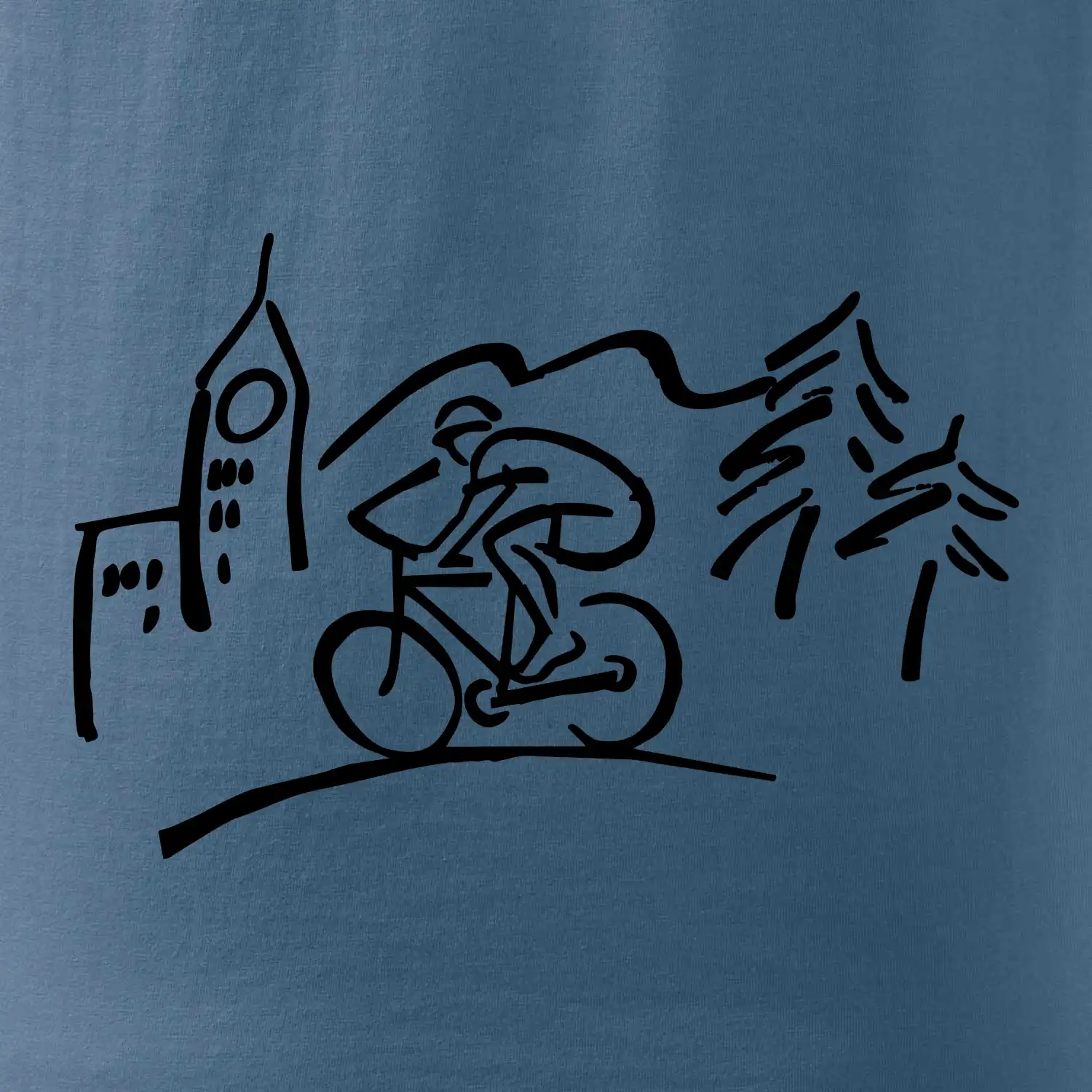 Cyklista na výletě