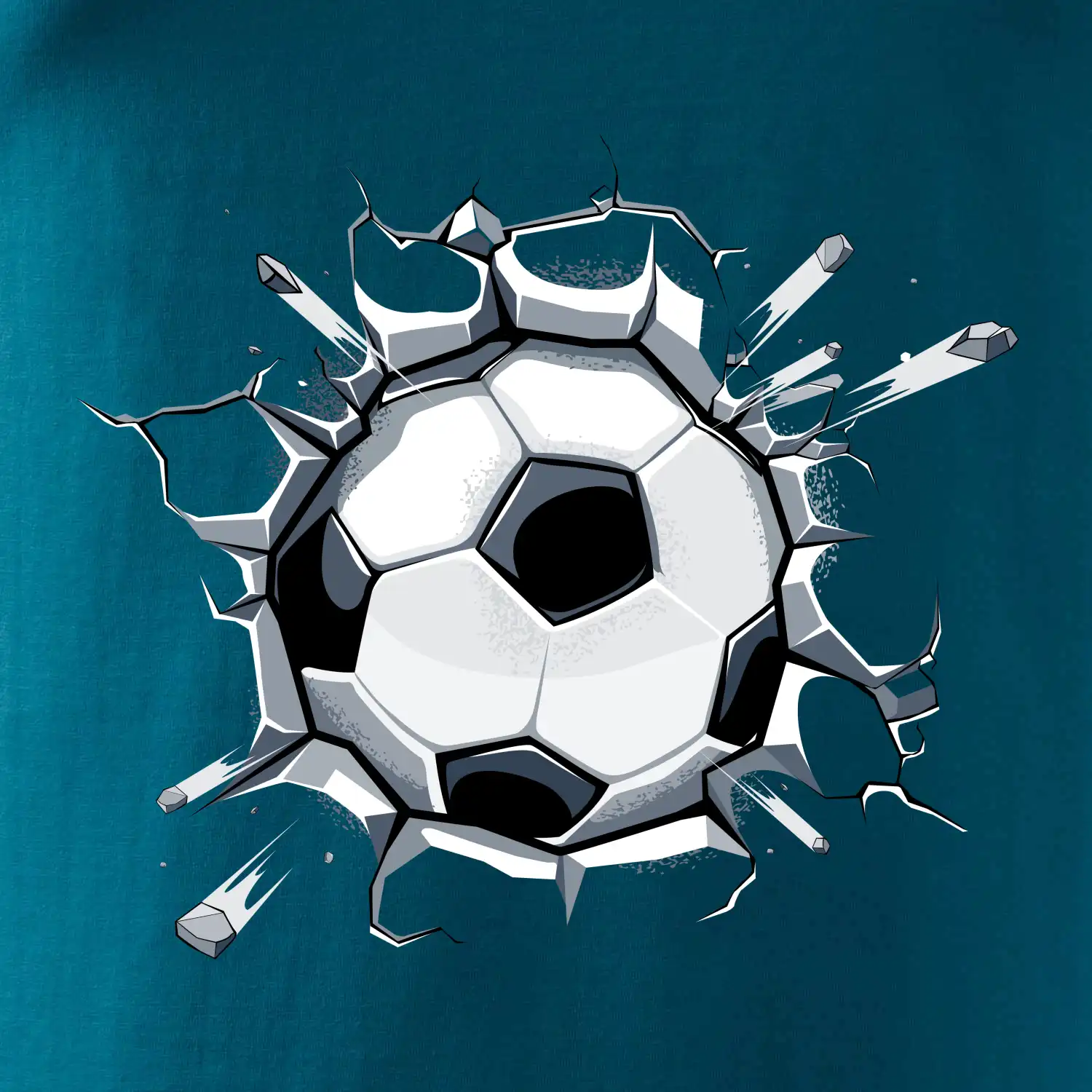 Fotbalový míč v triku