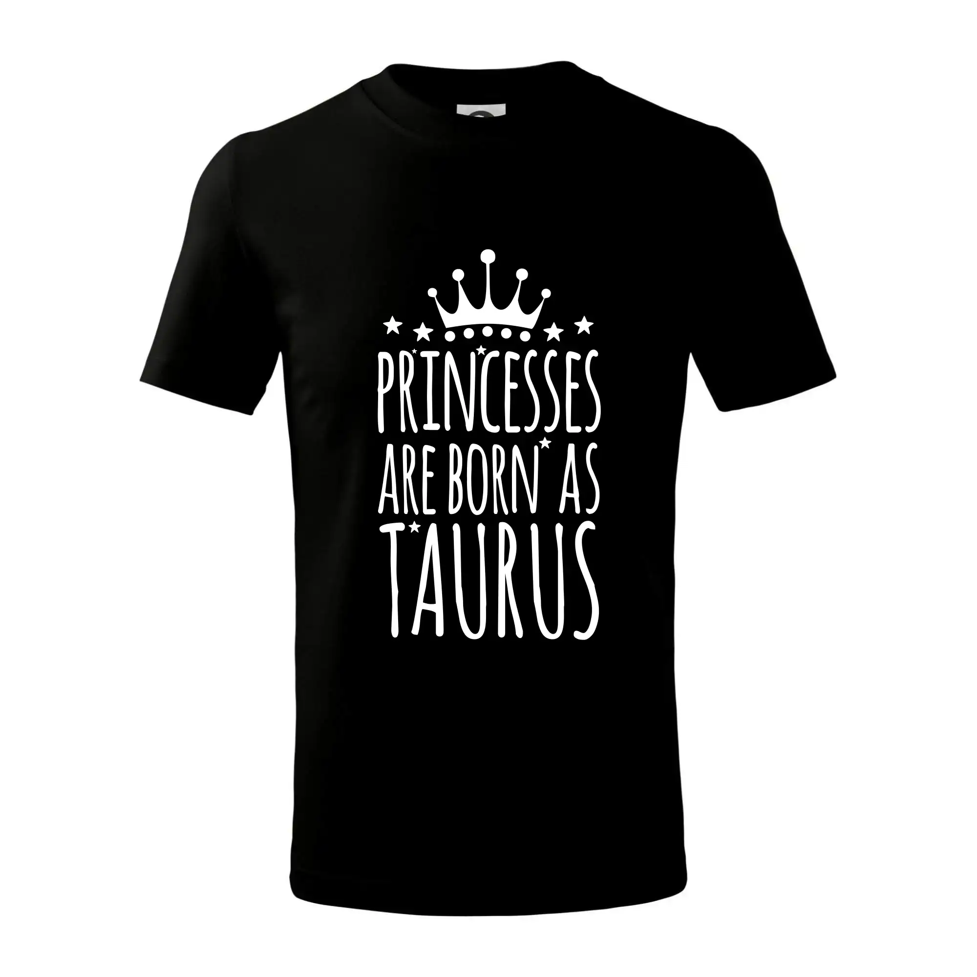 Tričká býk - Princesses are born as Taurus - Býk - Tričko detské bavlnené