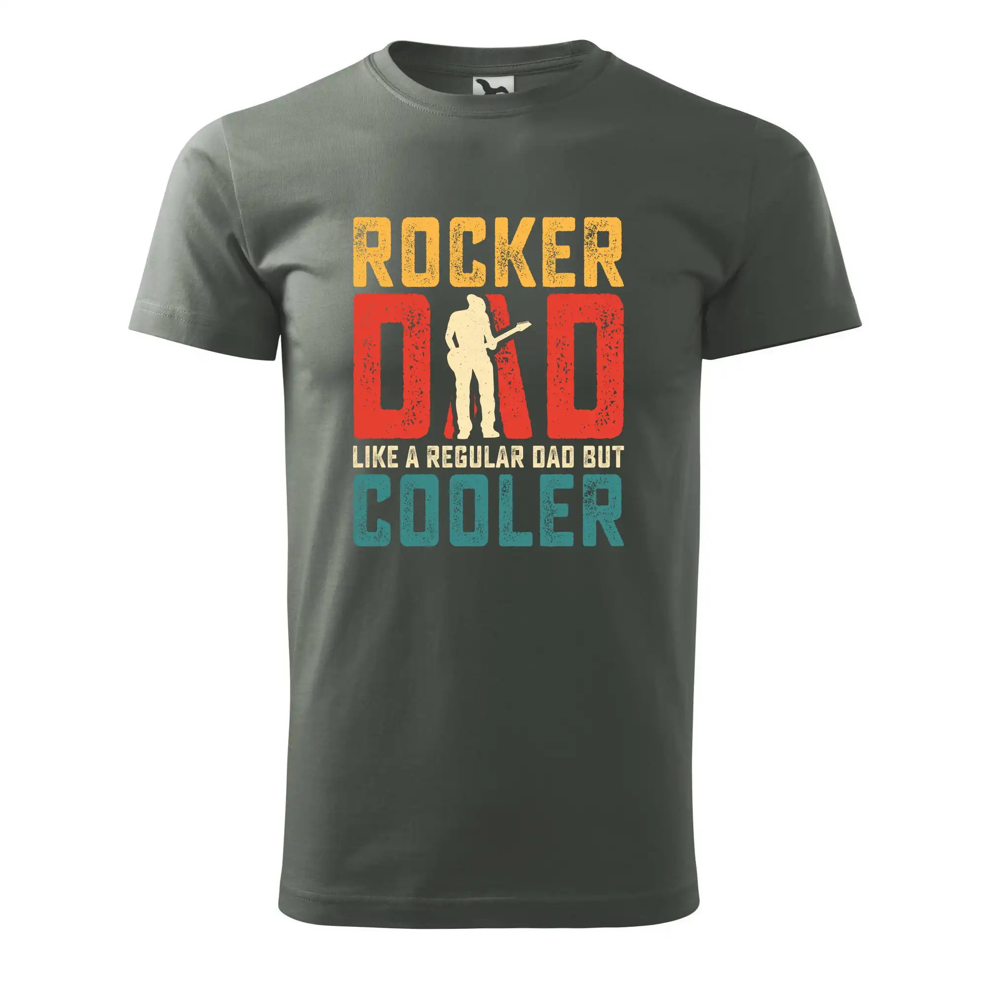 Rocker dad like a regular dad but cooler - Pánske tričko nižšej gramáže
