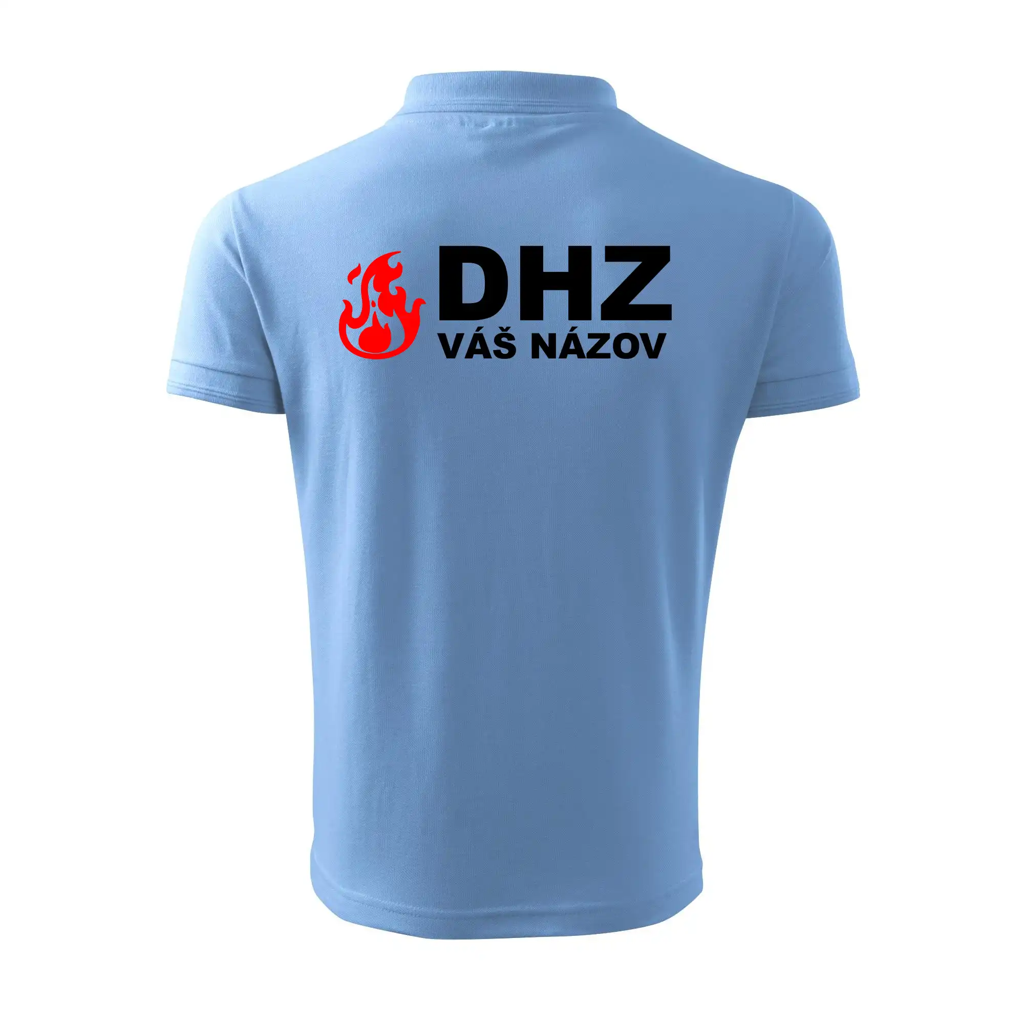DHZ (oheň, firesport, názov sboru - vlastný nápis)