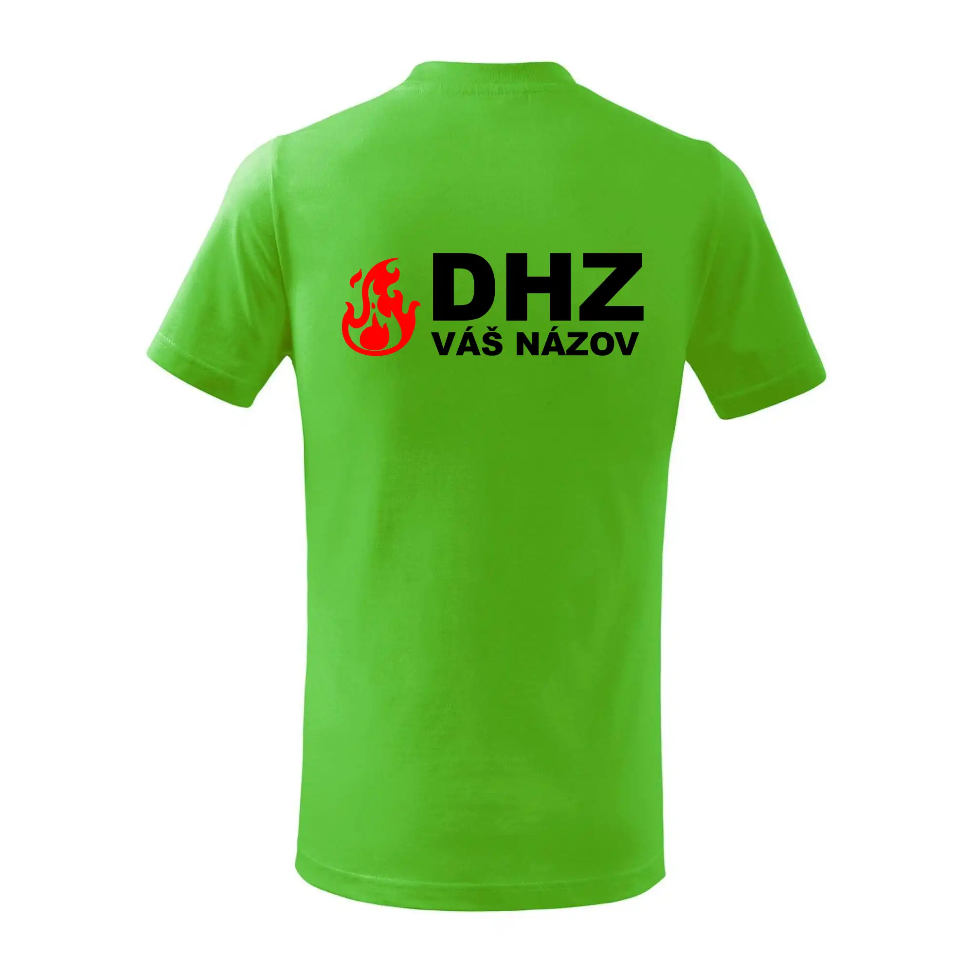 DHZ (oheň, názov sboru - vlastný nápis)