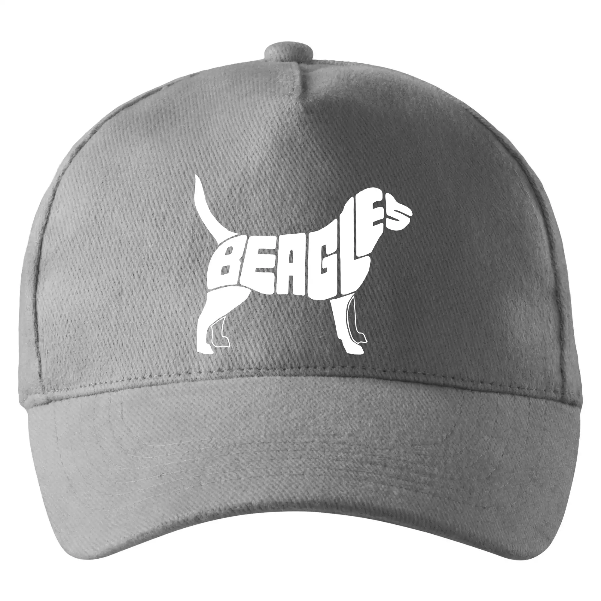 Bígl na tričku - Bígl - nápis v tele - Šiltovka so zahnutým šiltom a mosaznou sponou