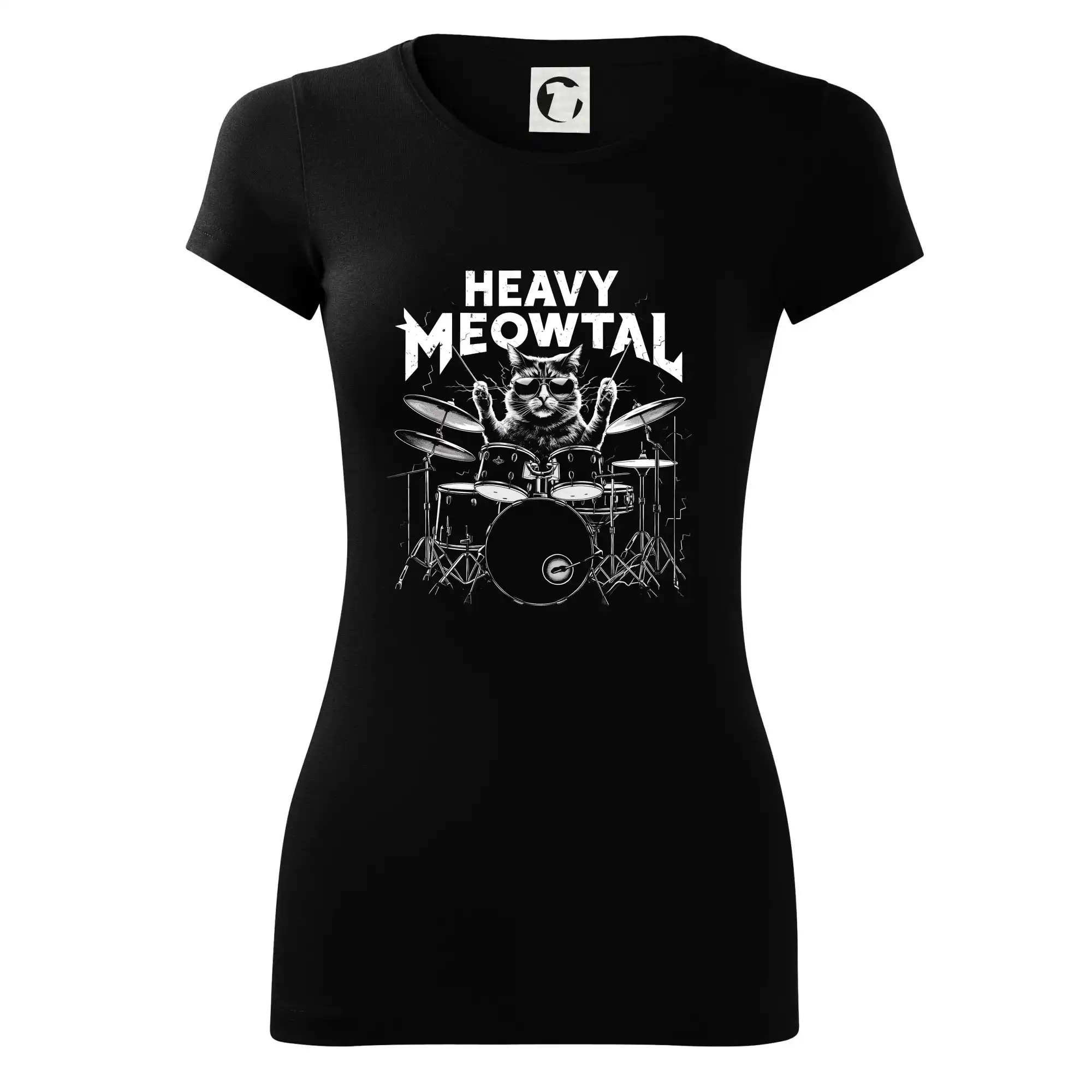 HEAVY MEOWTAL - Dámske tričko Glance - Priliehavejší strih