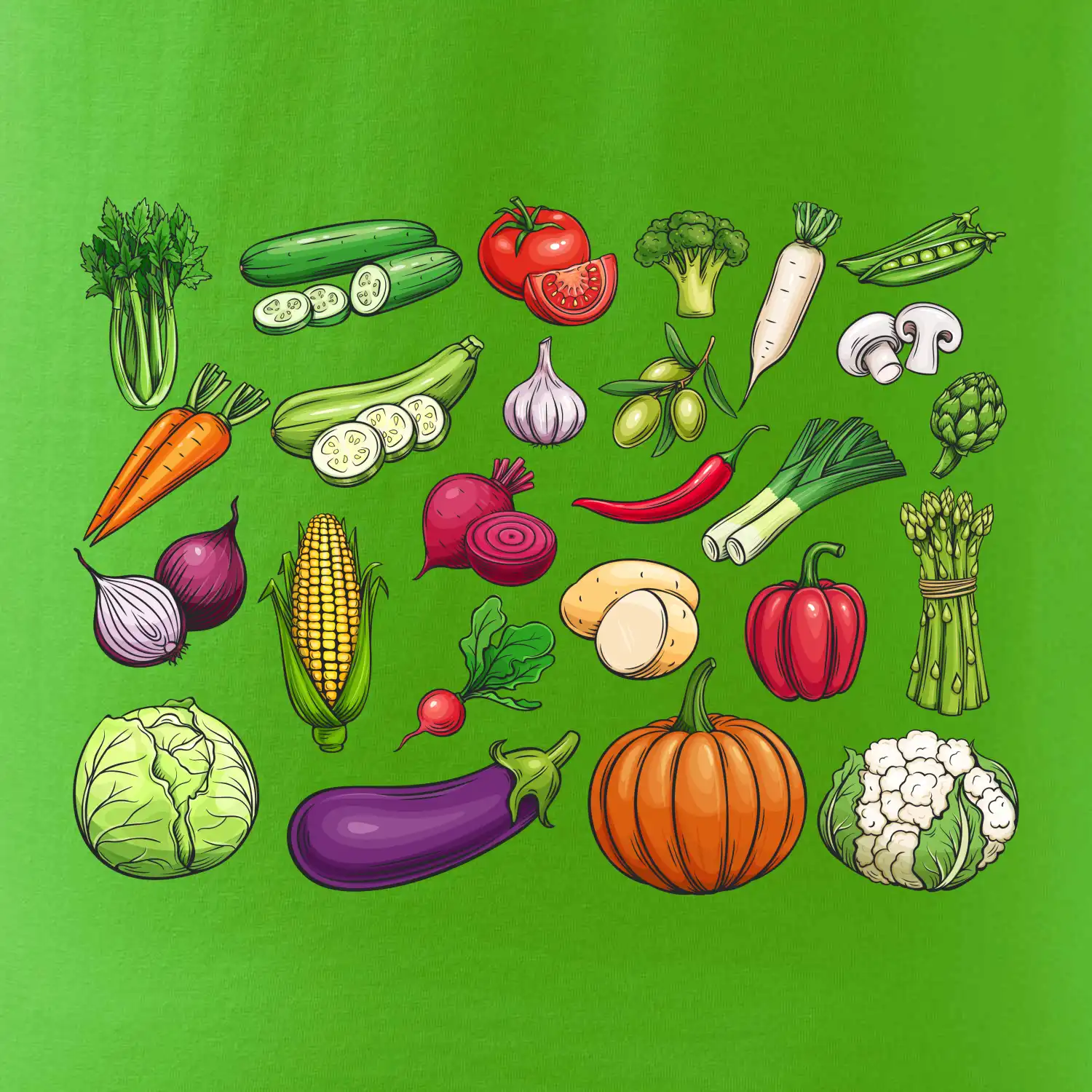 Zelenina ze zahrádky