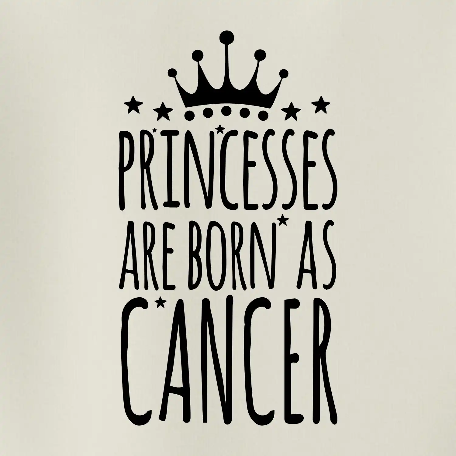 Princesses are born as Cancer - Rak