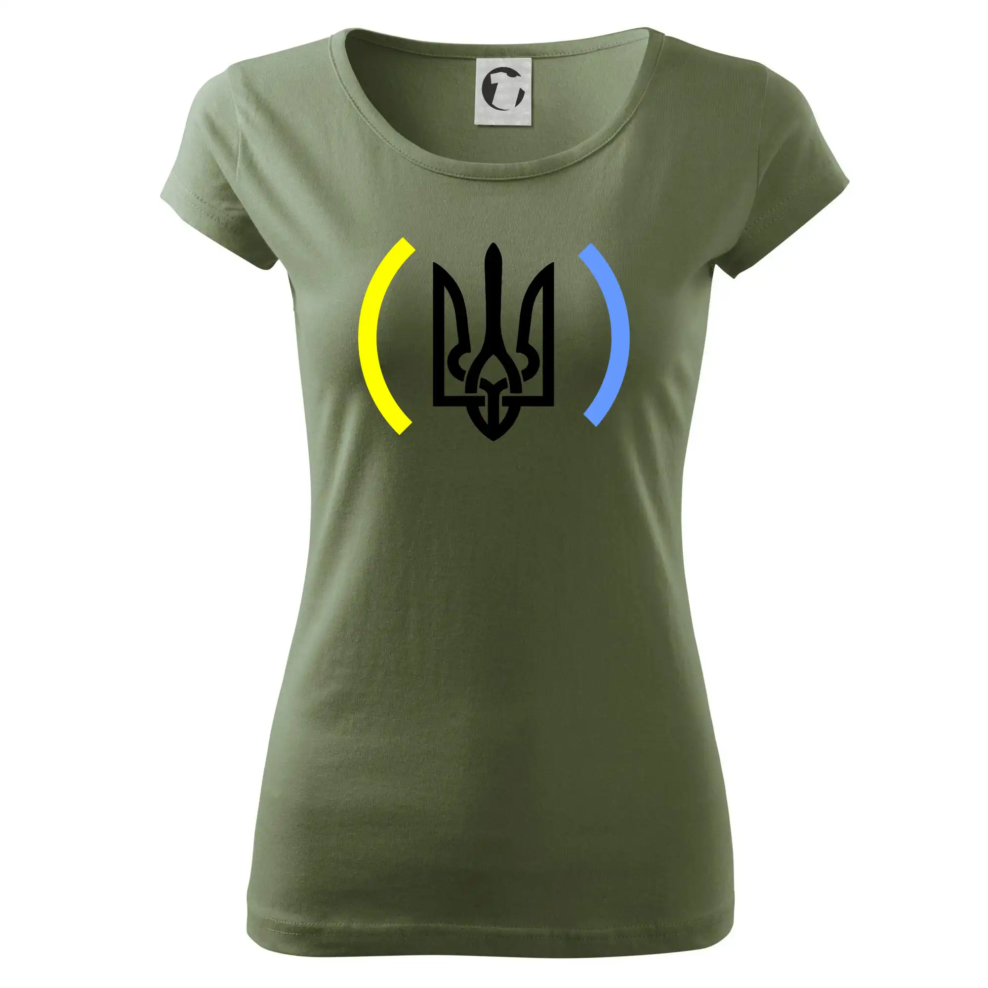 Ukrajina trojzubec s barvami