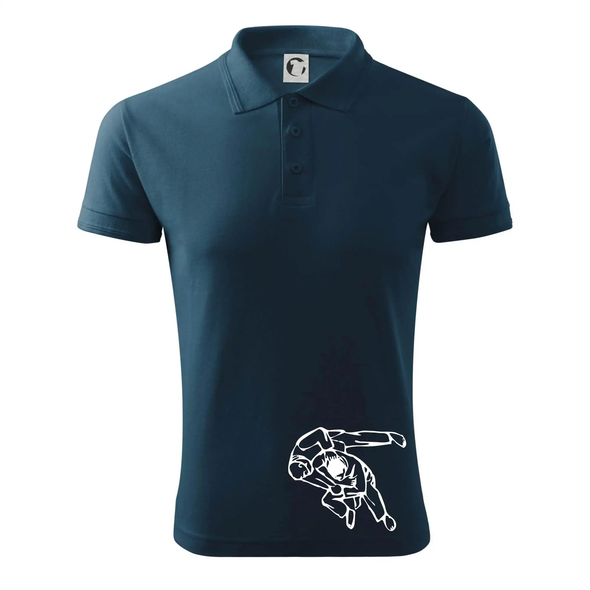 Judo nápis + postavy