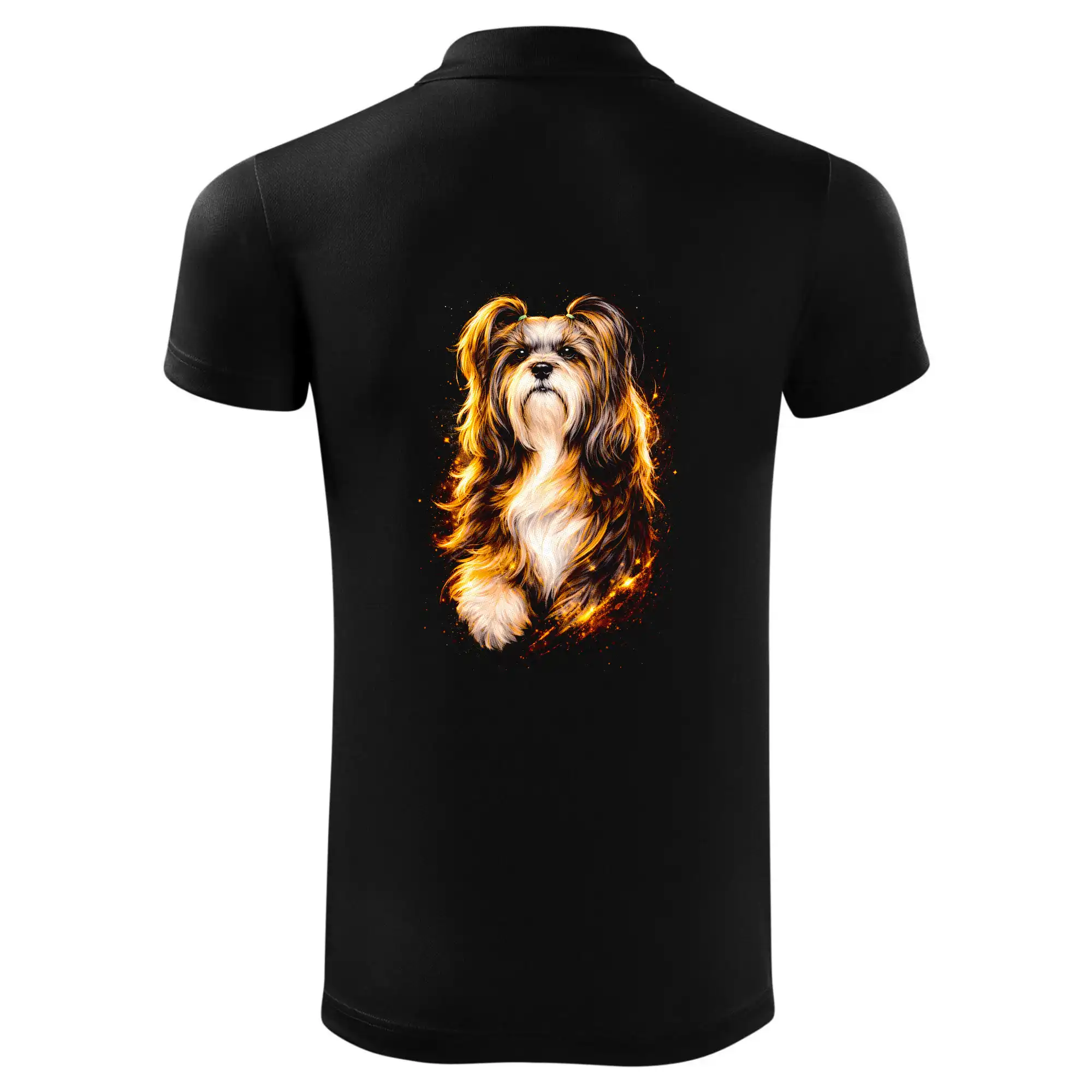 Obrázek polotón Shih-tzu běžící