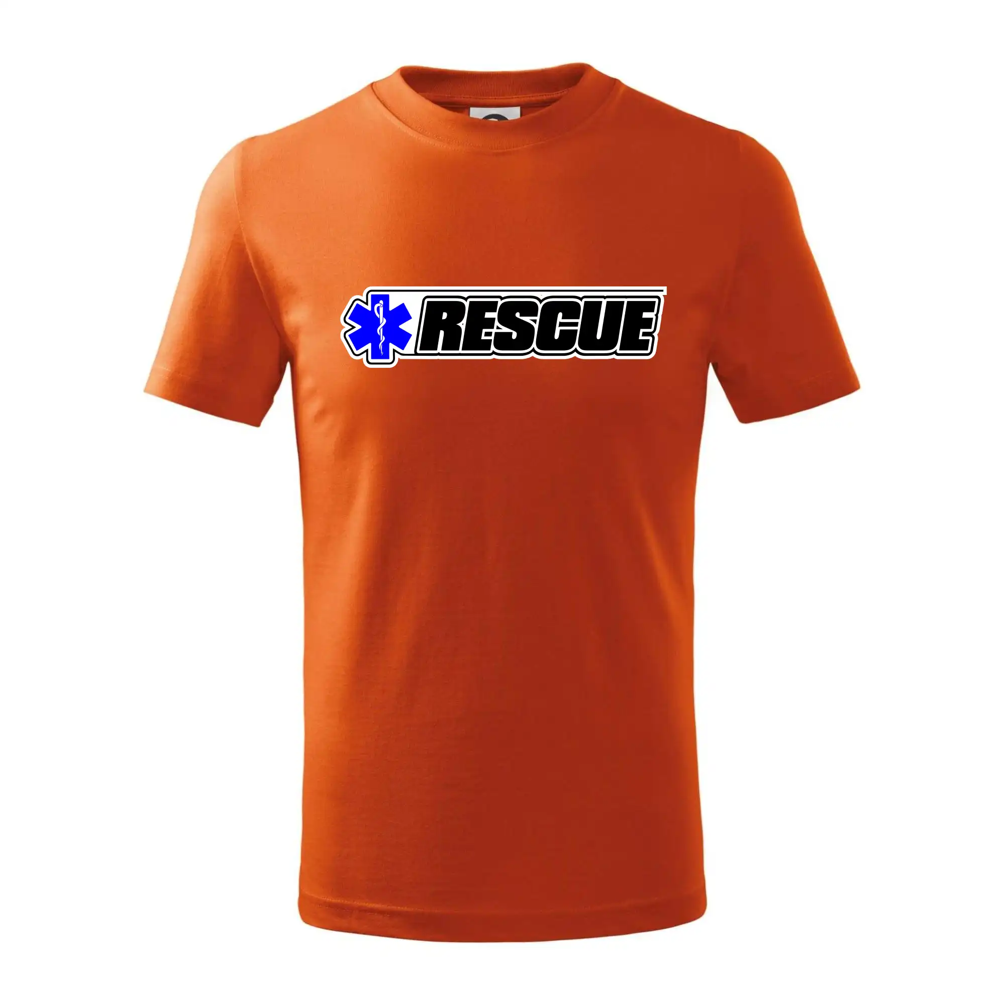 Tričká a mikiny pre záchranárov a lekárov - Kvalitné oblečenie pre zdravotníkov - Záchranár rescue kríž modrý - Tričko detské bavlnené