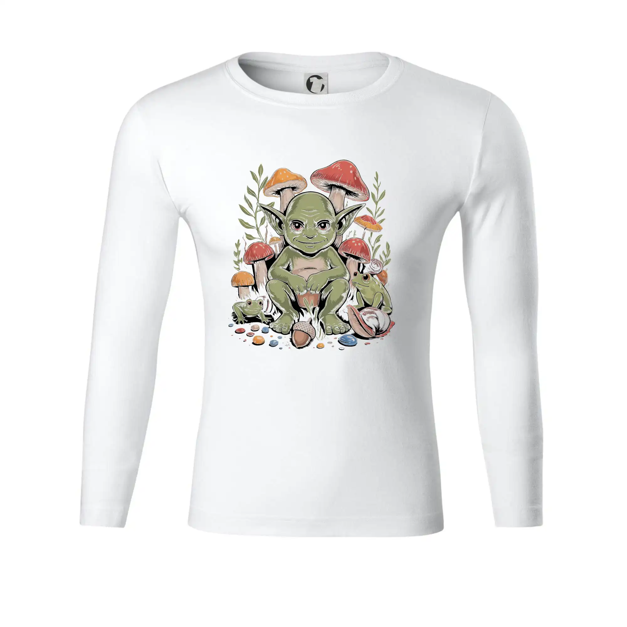 Tričká s motívmi ktoré frčia na internete - Goblincore  grimy forest goblin - Tričko Progress s dlhým rukávom