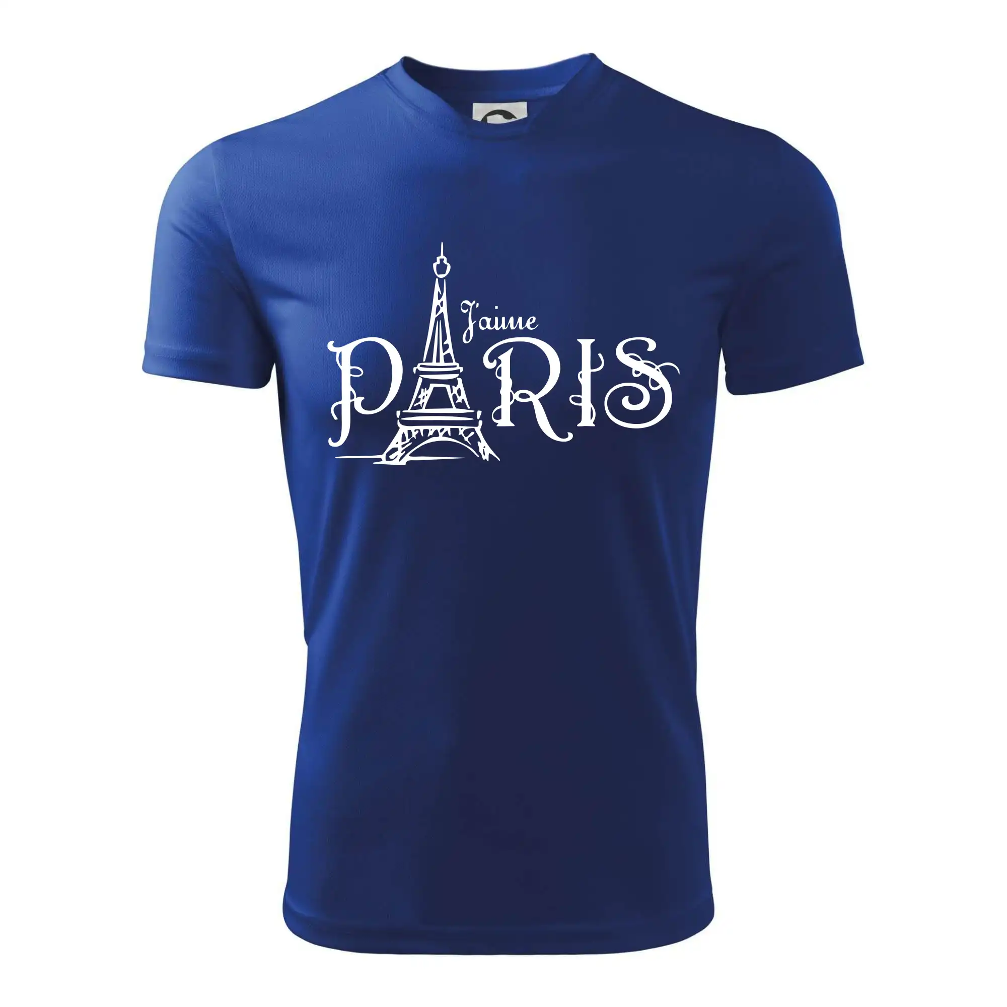 Tričká Francúzsko - Paris nápis Eiffelovka rovný - Detské tričko športové