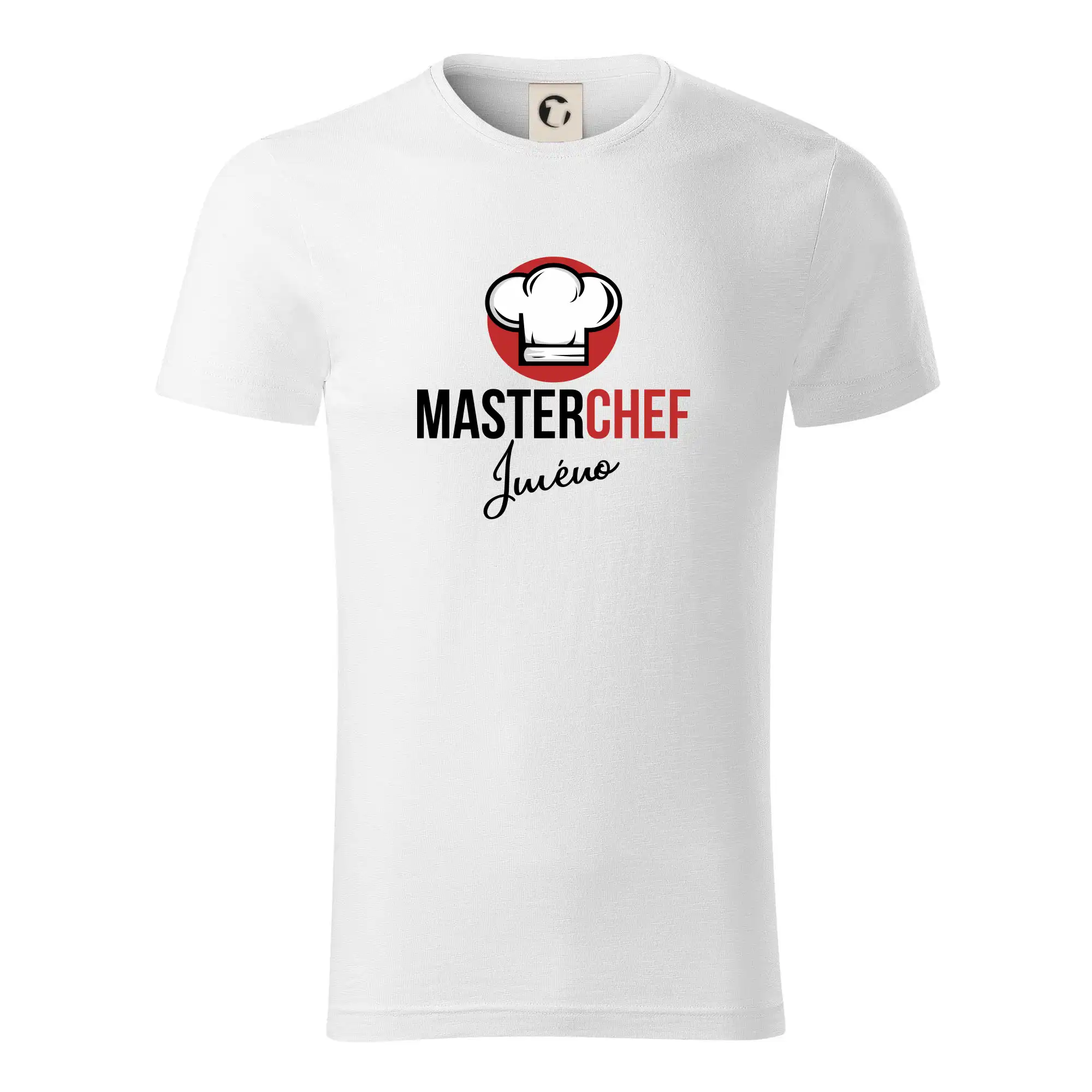 Kuchár a pekár - Master Chef čiapky - vlastné meno - Tričko z organickej bavlny