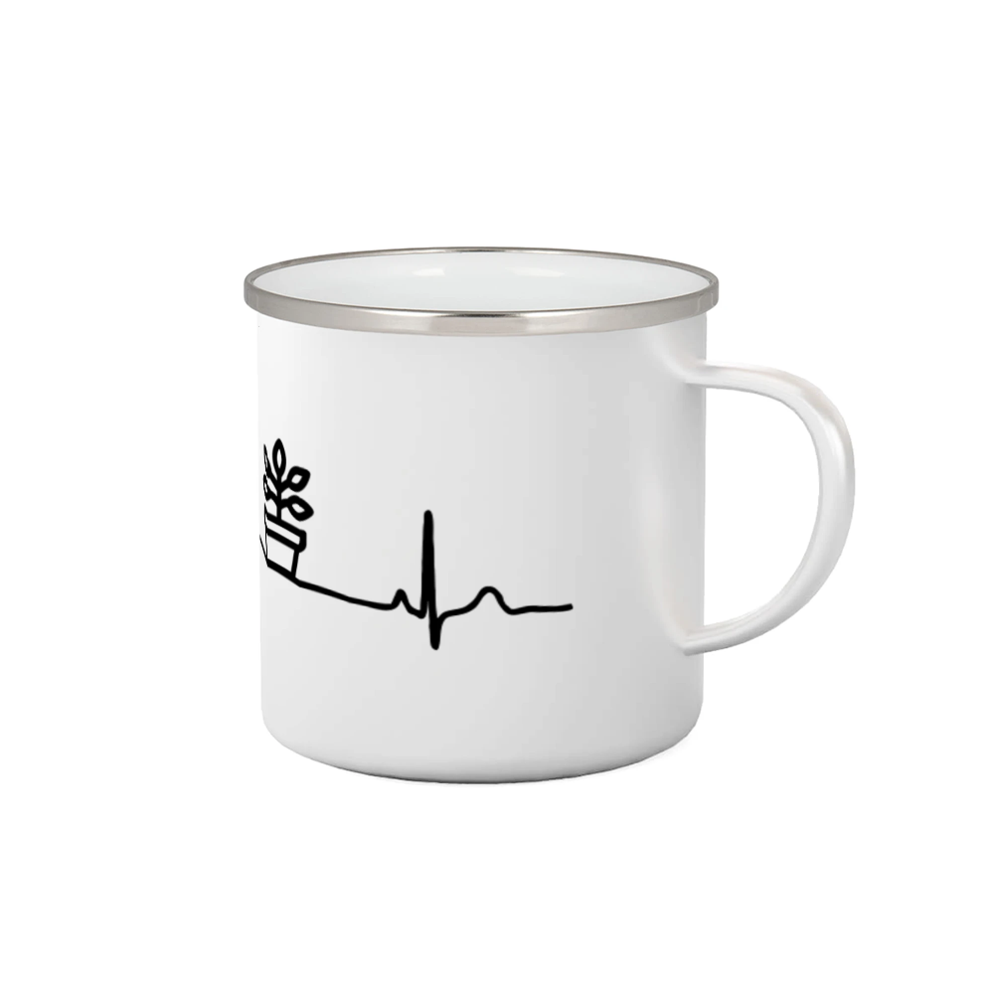 Tričká s kvetinami - EKG fíkus - Plecháčik