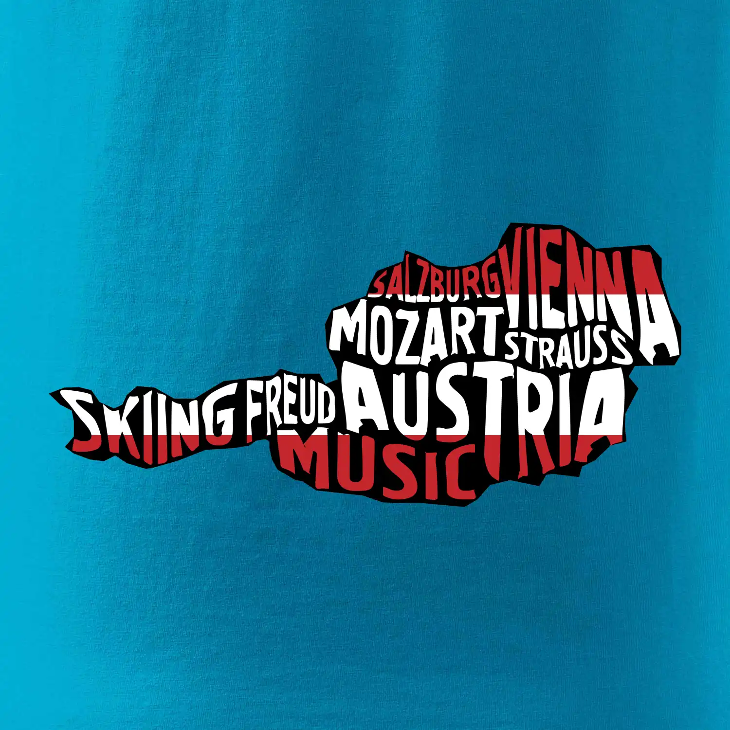 Mapy - názvy měst - Rakousko