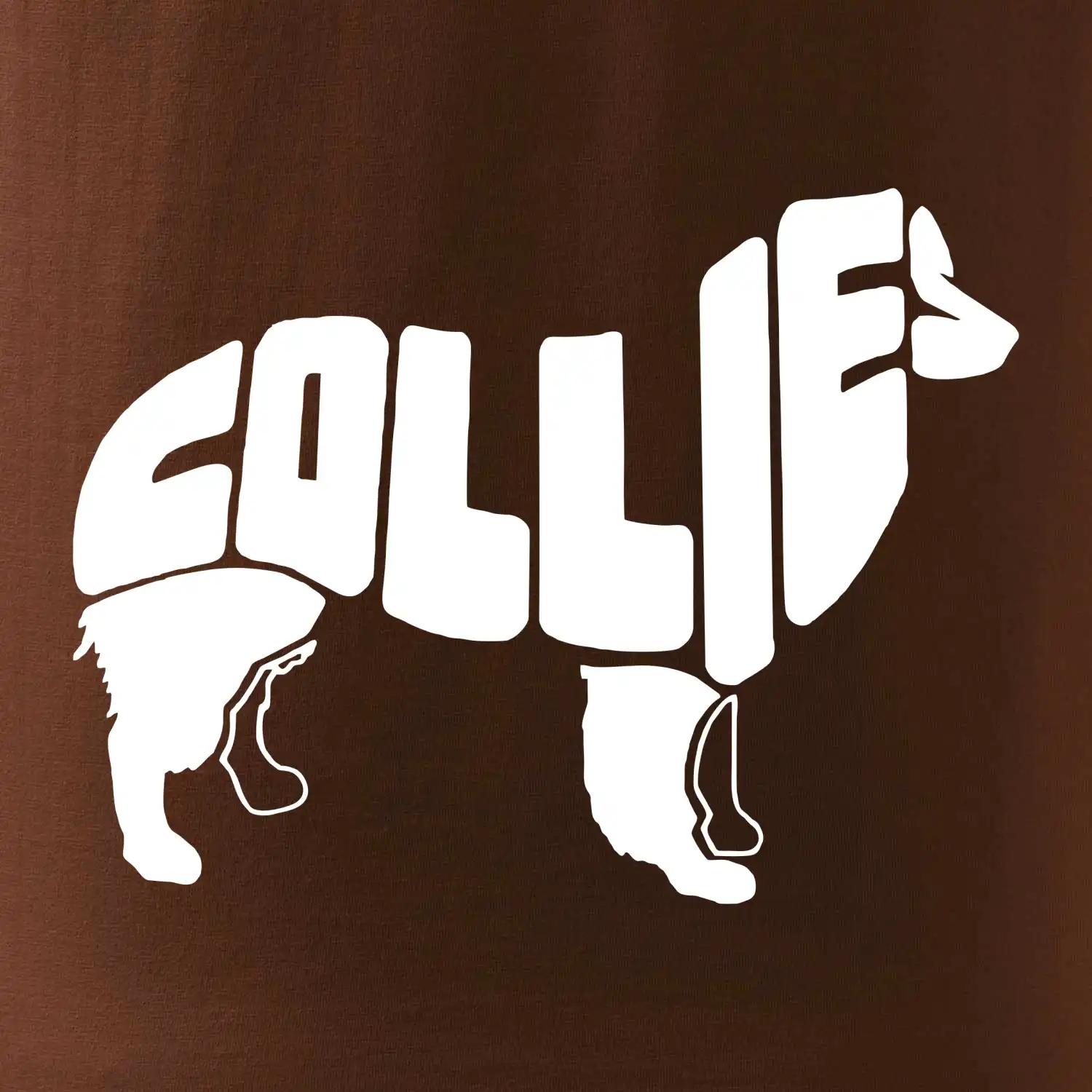 Border kolie písmo v těle